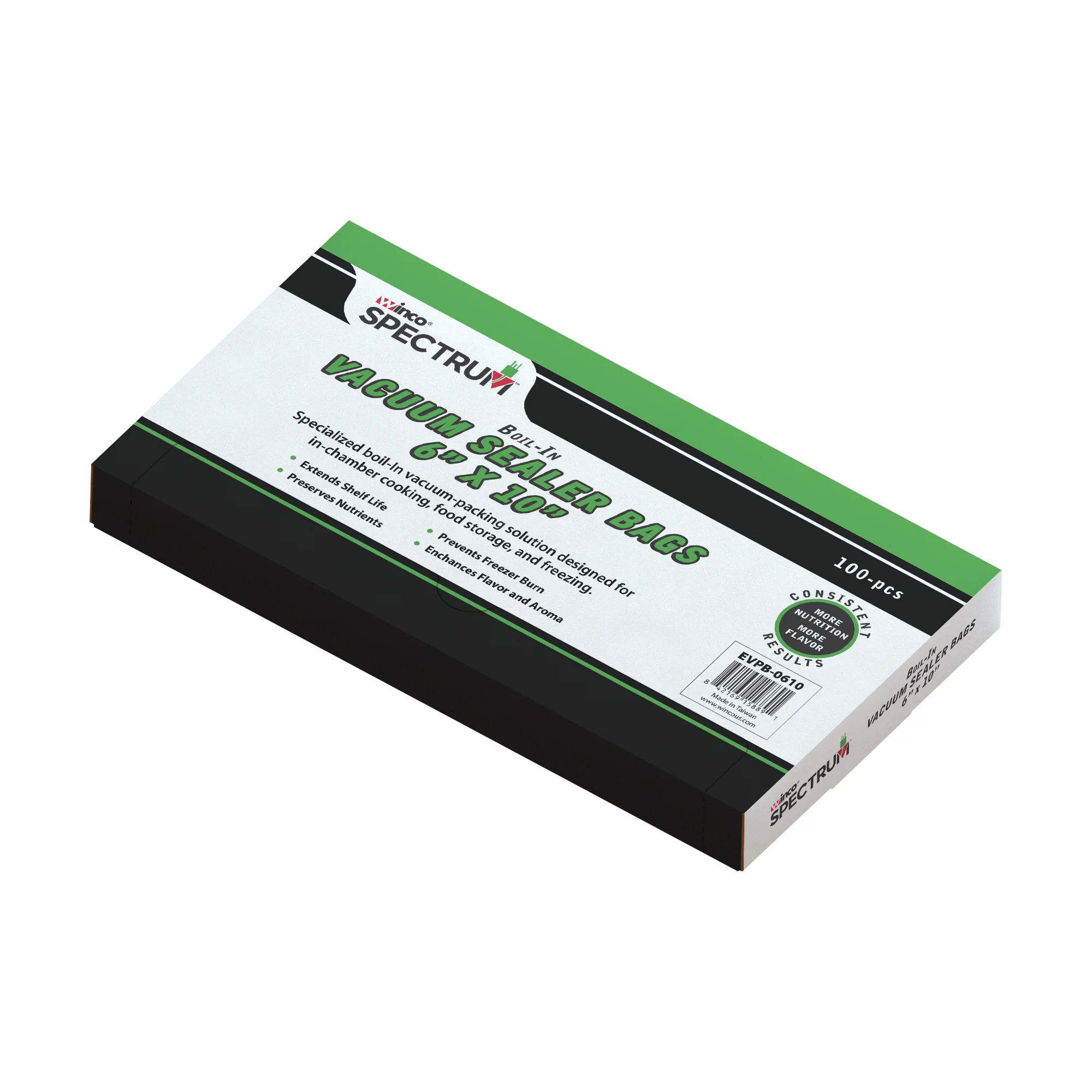 Winco EVPB-0610 6 Inch Boil-In Vacuum Sealer Bags Pack of 100 - Image 2