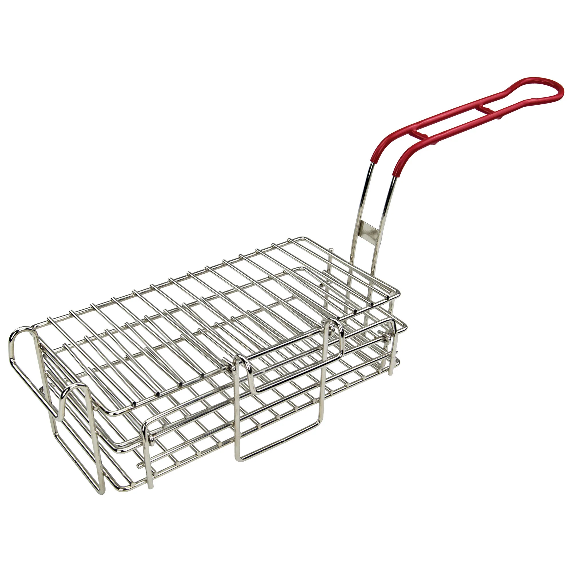 Winco FB-03 11-1/2 Inch Chimichanga/Burrito Fry Basket with Hooks - Image 2