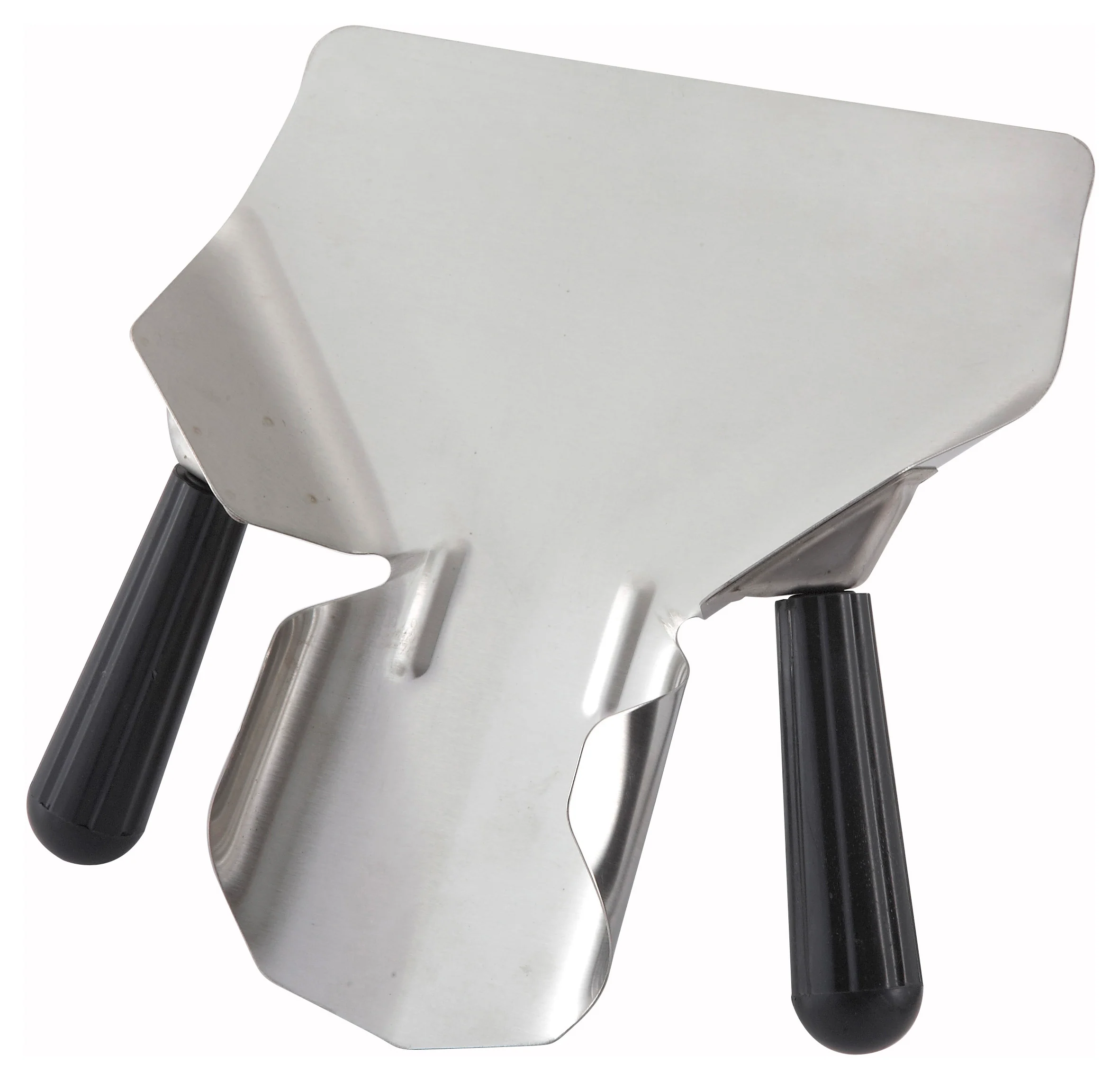 Winco FFB-2 French Fry Bagger Dual Handle Black Bakelite Handle Stainless Steel