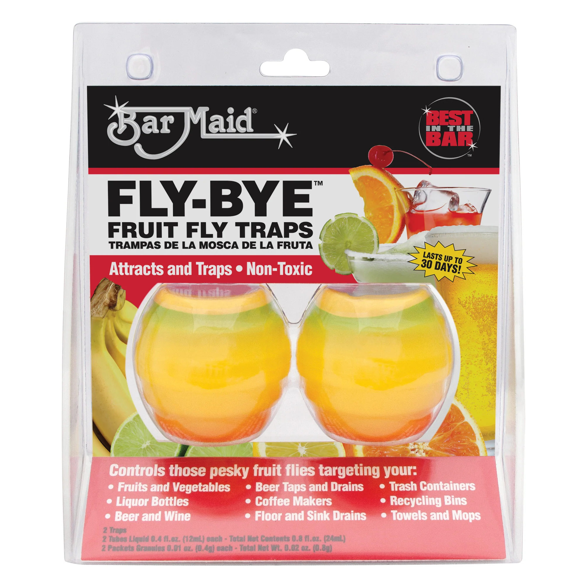 Winco FLY-BYE Bar Maid Fly-Bye Fruit Fly Traps - Image 2