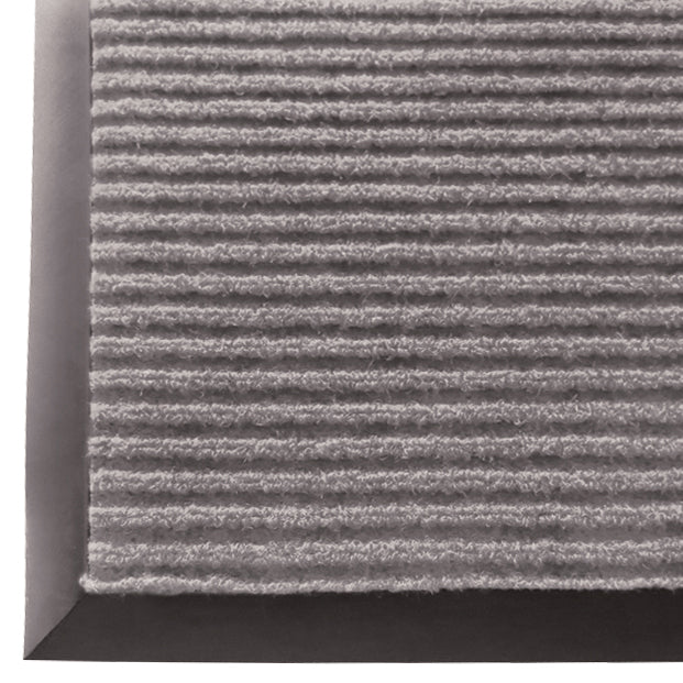 Winco FMC-46C 4' x 6' Carpet Floor Mat Vinyl Backed Charcoal - Image 2
