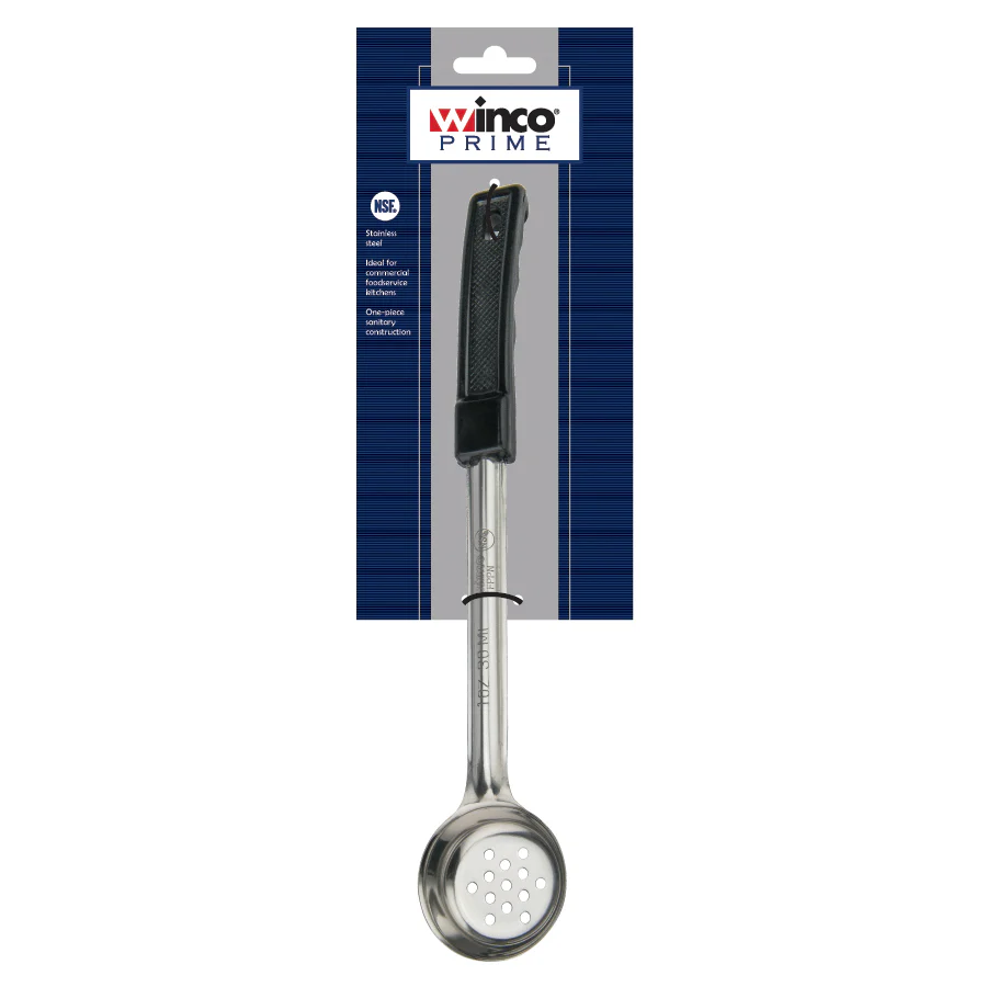 Winco FPPN-1 1 Oz Perforated Food Portioner Stainless Steel Black Handle - Image 2