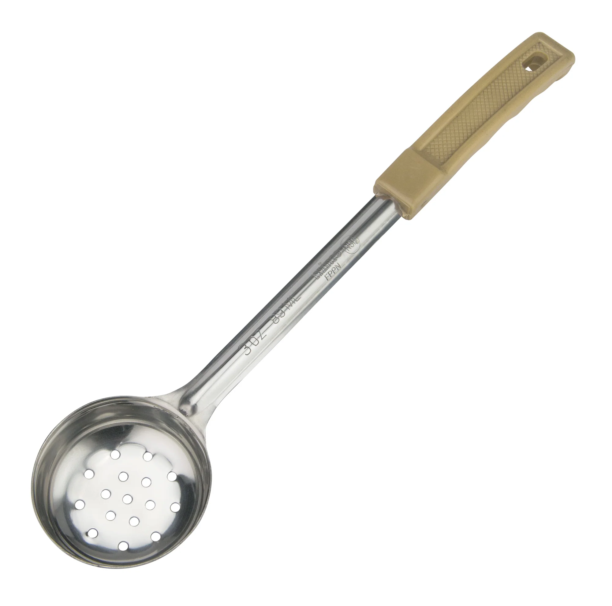 Winco FPPN-3 3 Oz Perforated Food Portioner Stainless Steel Beige/IVory