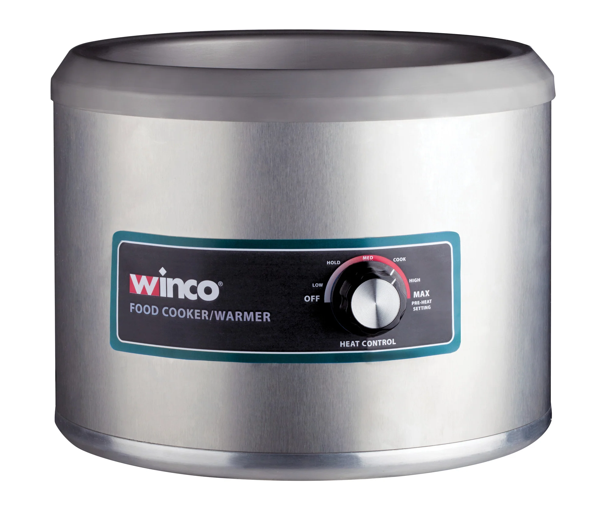 Winco FW-11R500 Electric 11 Quart Food Cooker/Warmer with Manual Controls - Image 2