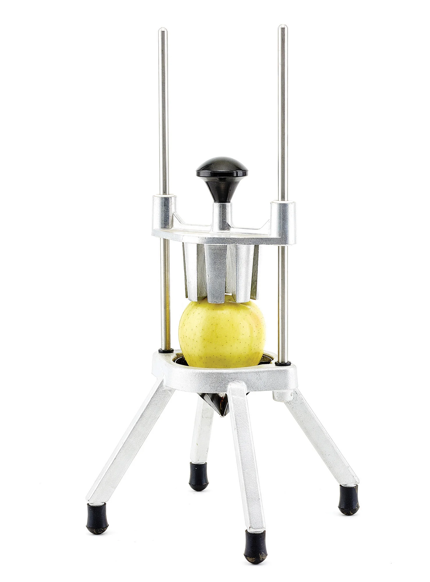 Winco FWS-6 3-1/2 Inch Fruit Wedge Slicer Aluminum with Non-skid Feet