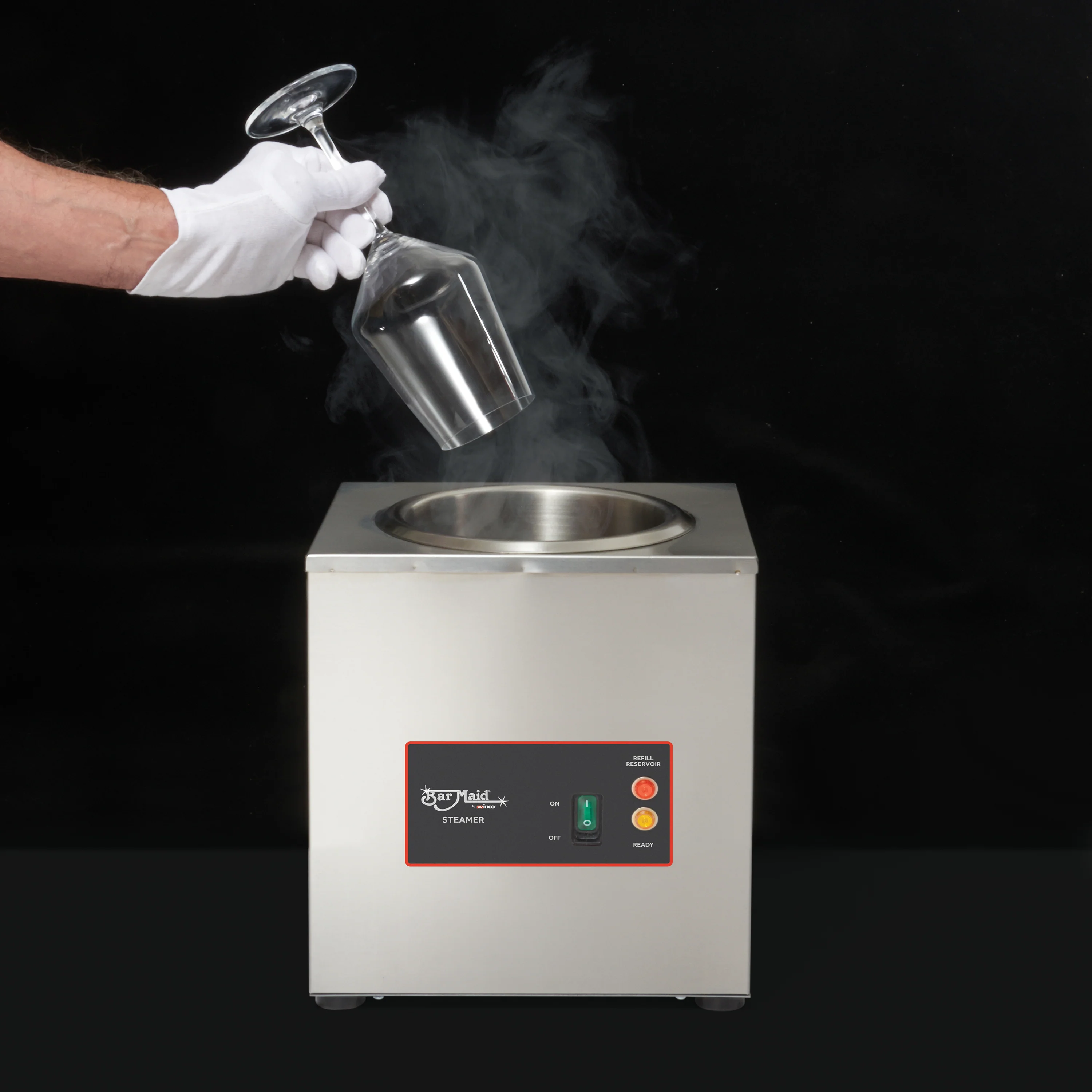 Winco GSS-04 Bar Maid Electric Glass Steamer, 110 V - Image 2
