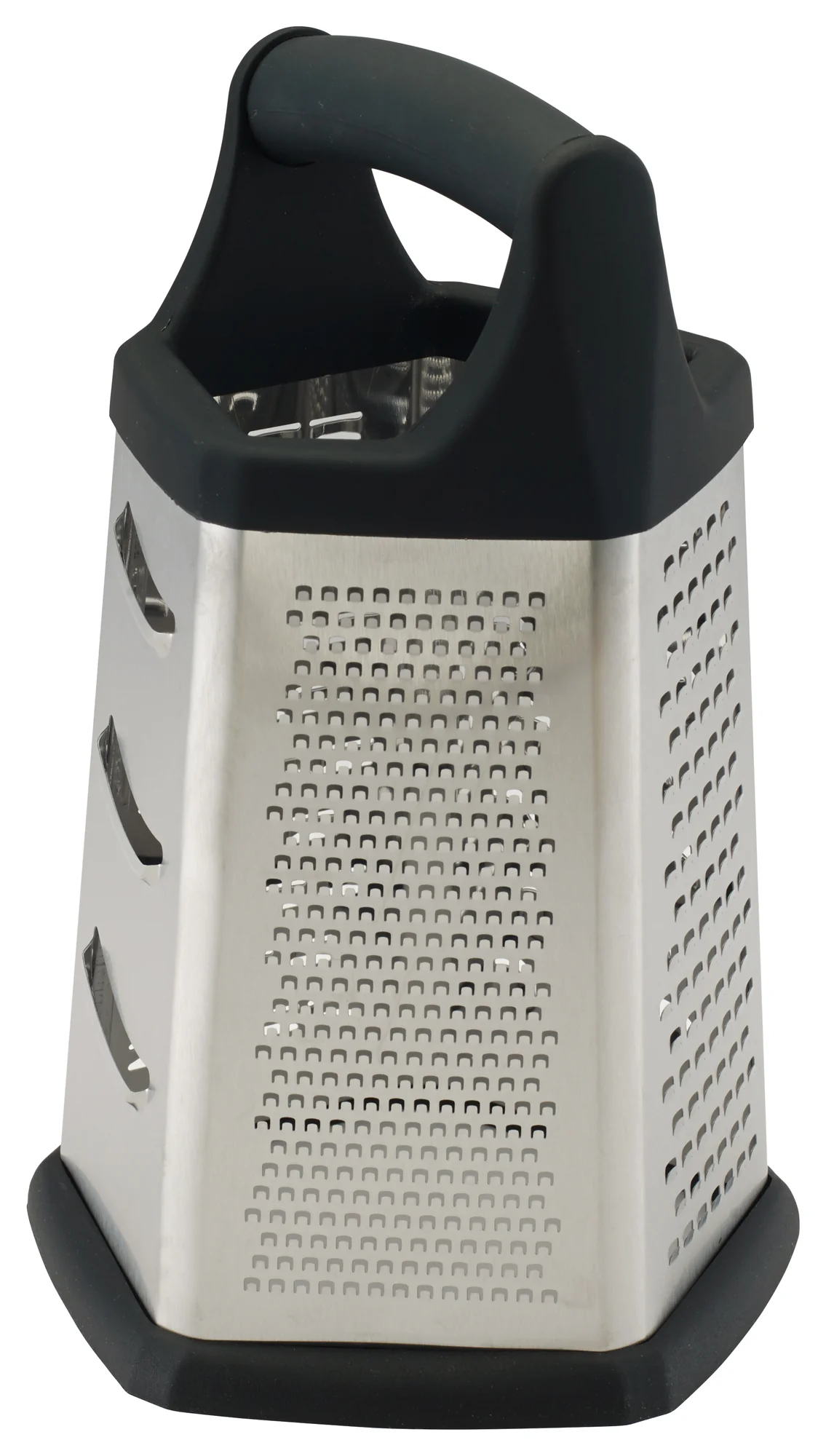 Winco GT-401 5 Inch Grater with Anti-slip Feet and Ergonomic Handle Stainless Steel - Image 4