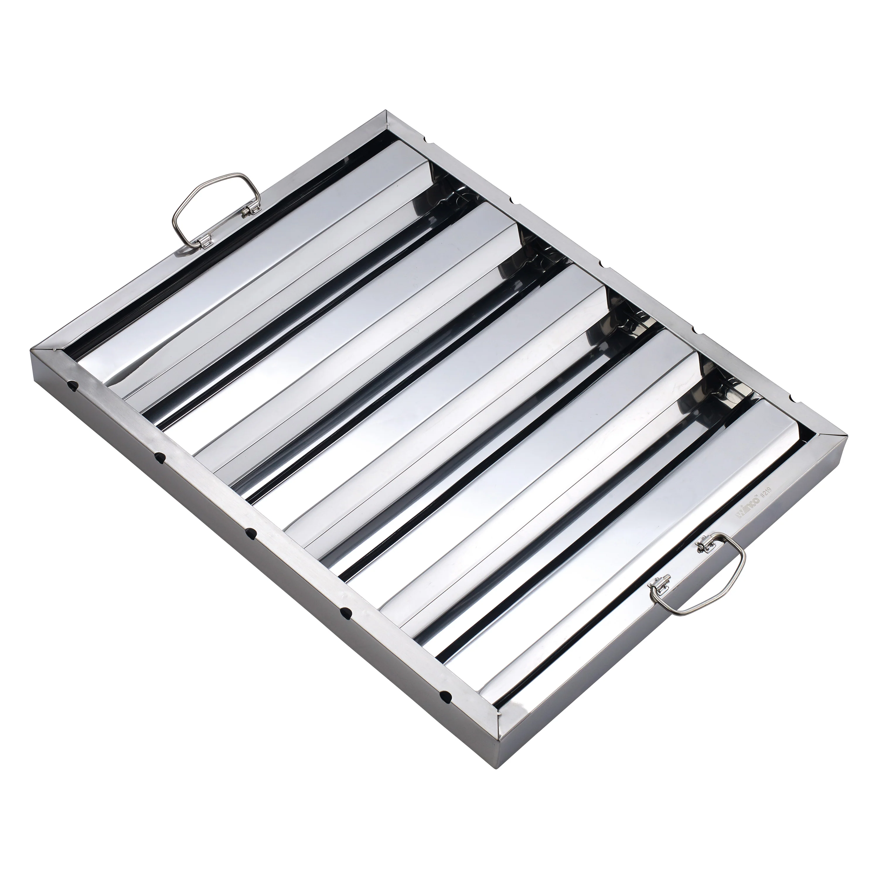 Winco HFS-2016 20 Inch Stainless Steel Hood Filter with Grease Capture - Image 2