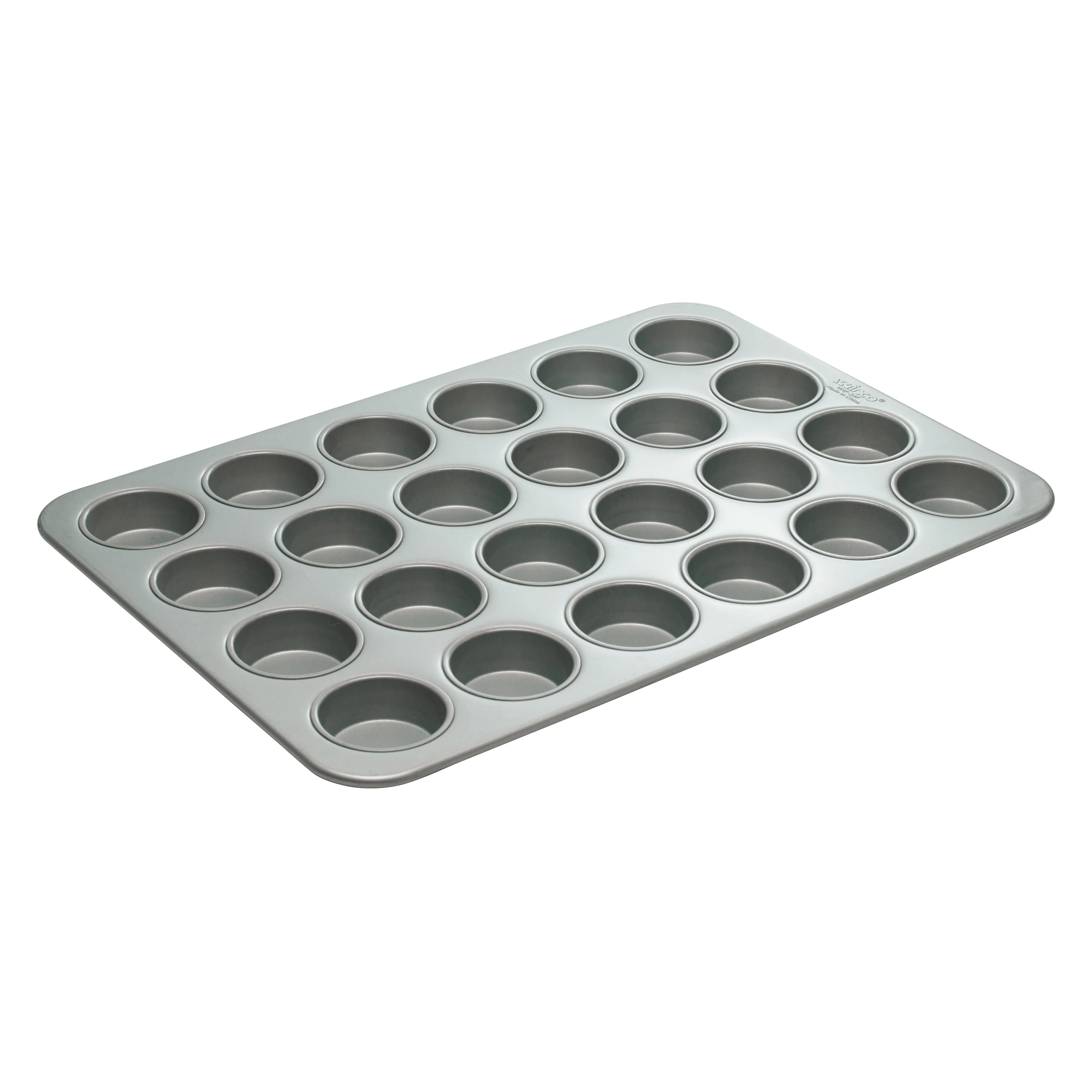 Winco HMF-24F 25 Inch Texas Muffin Pan 24 Tiers Aluminized Steel with Wire Rim - Image 2
