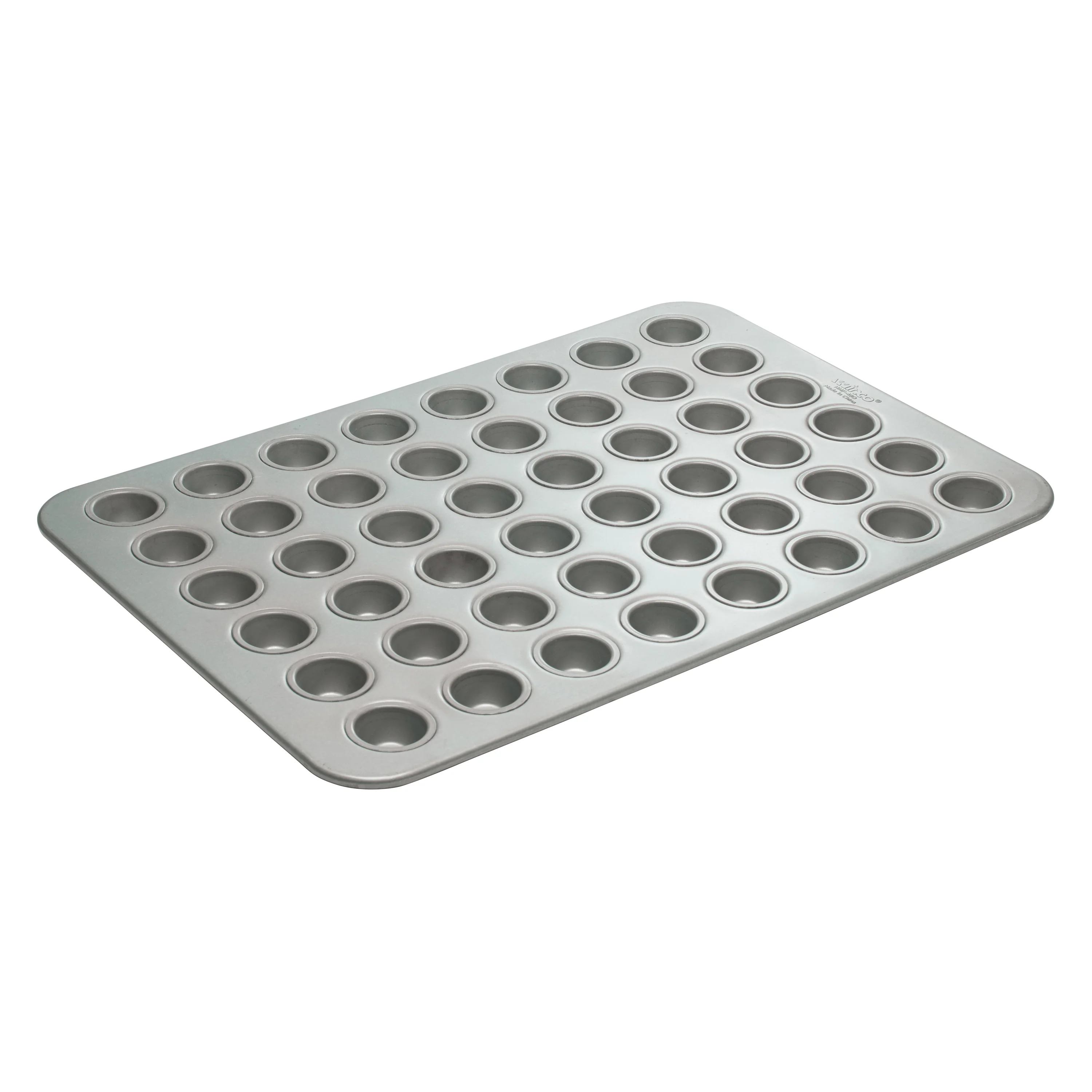 Winco HMF-48O 25 Inch Mini Muffin Pan 48 Cavity Aluminized Steel with Wire Rim - Image 2