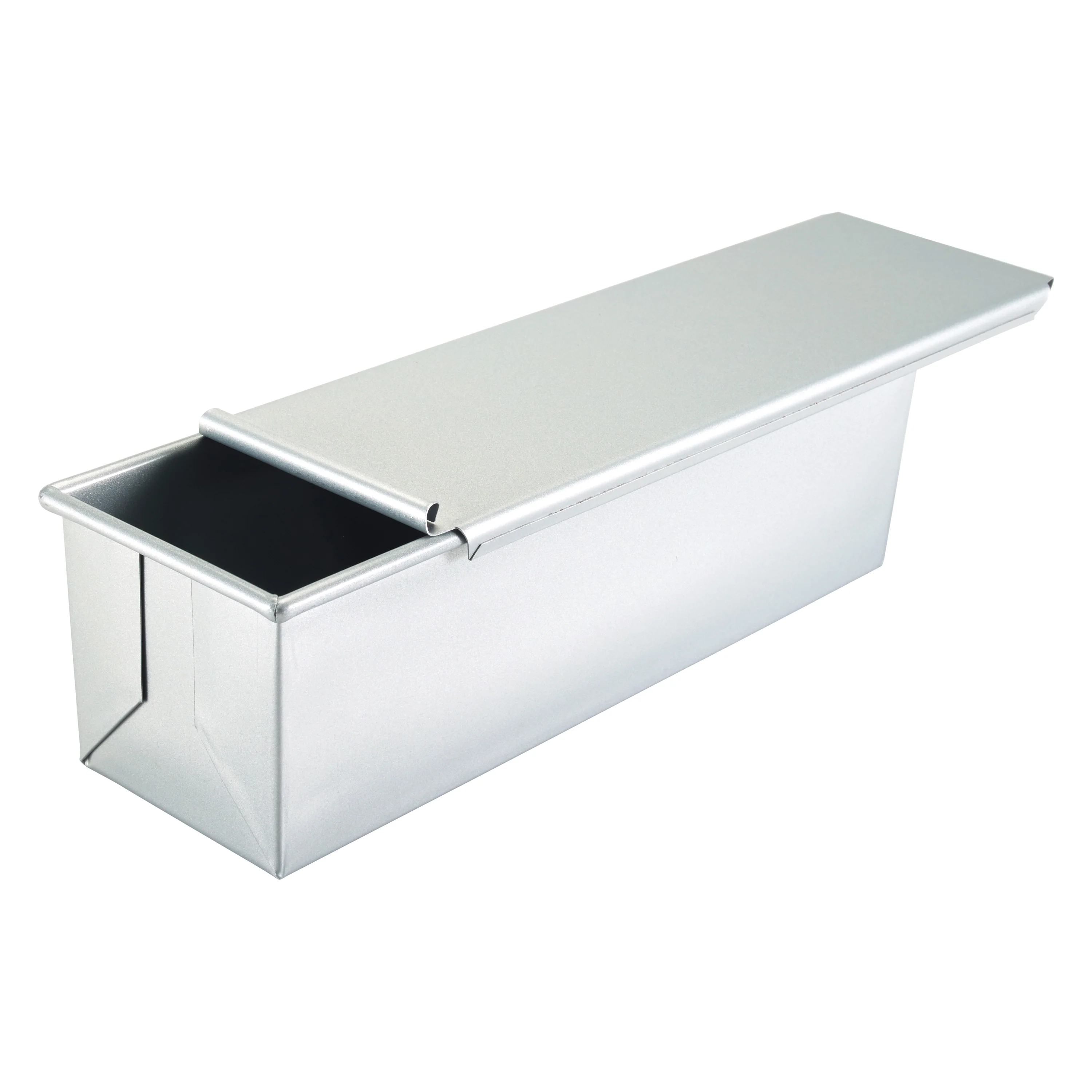 Winco HPP-15 13 Inch Pullman Pan 1-1/2 Lb Capacity Coated Aluminized Steel - Image 2