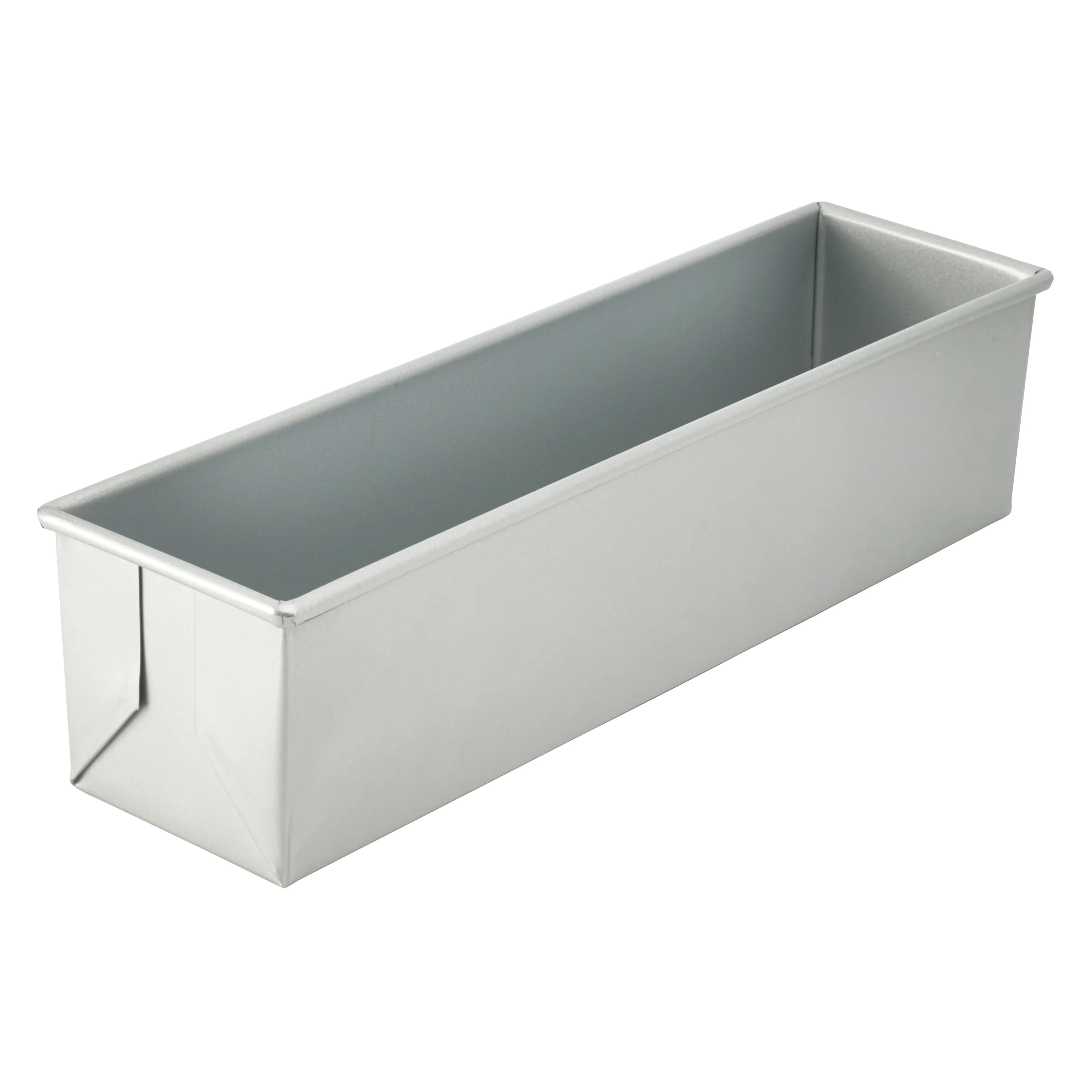 Winco HPP-20 16 Inch Pullman Pan 2 Lb Capacity Glazed Aluminized Steel