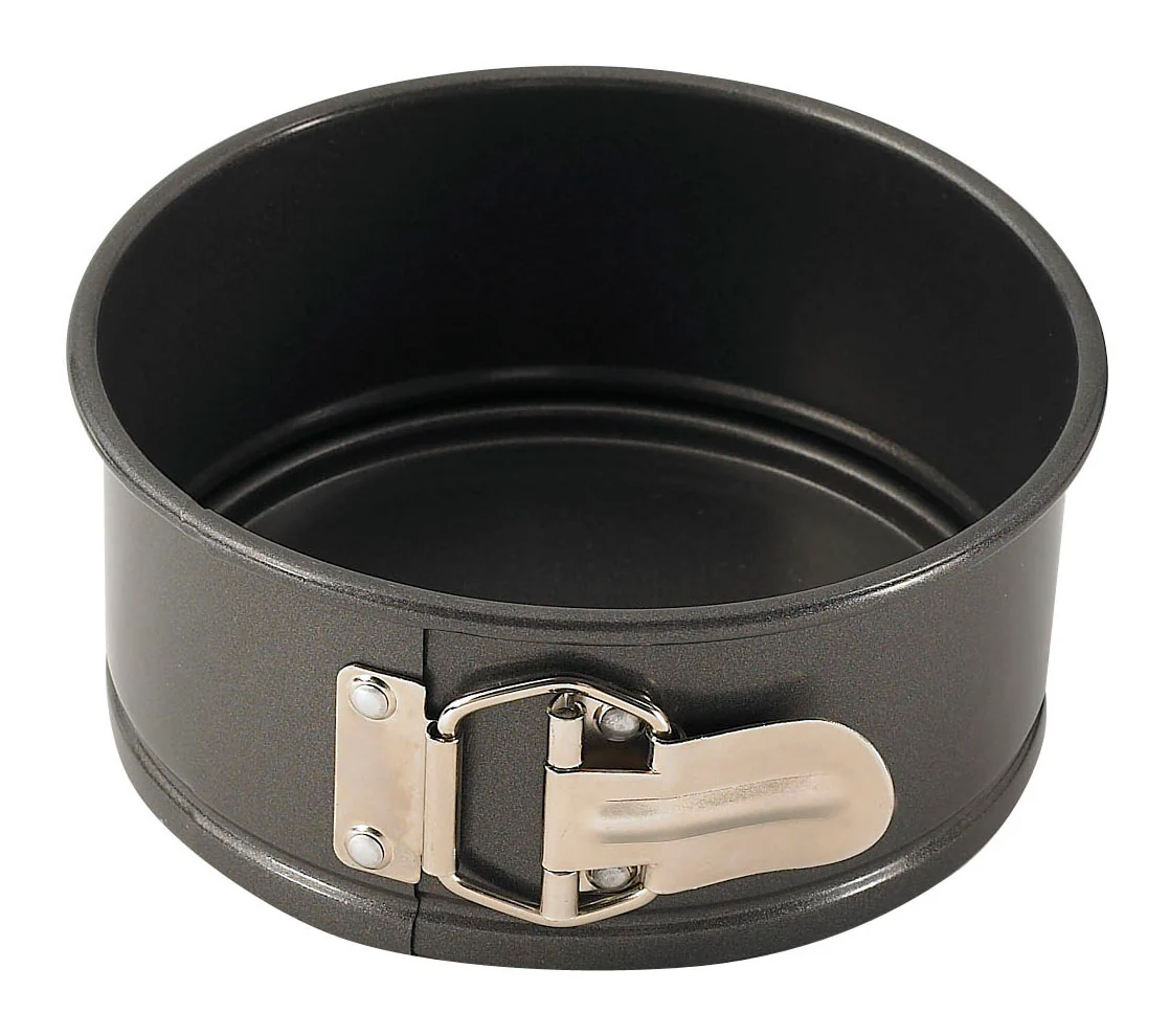Winco HSP-063 6 Inch Round Springform Pan Reinforced Rim Coated Steel - Image 2