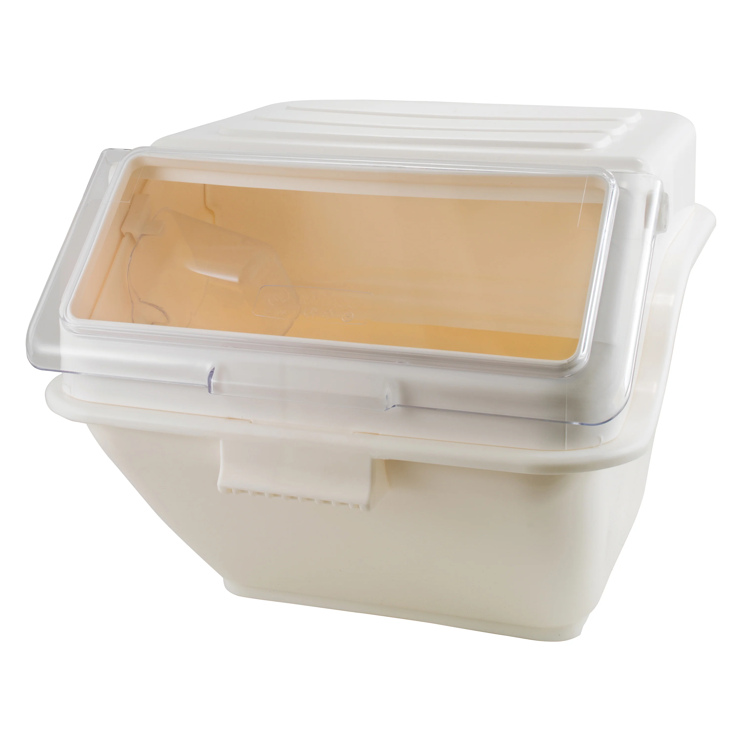 Winco IB-10S 19 Inch Stackable Ingredient Bin with Scoop Polypropylene - Image 3