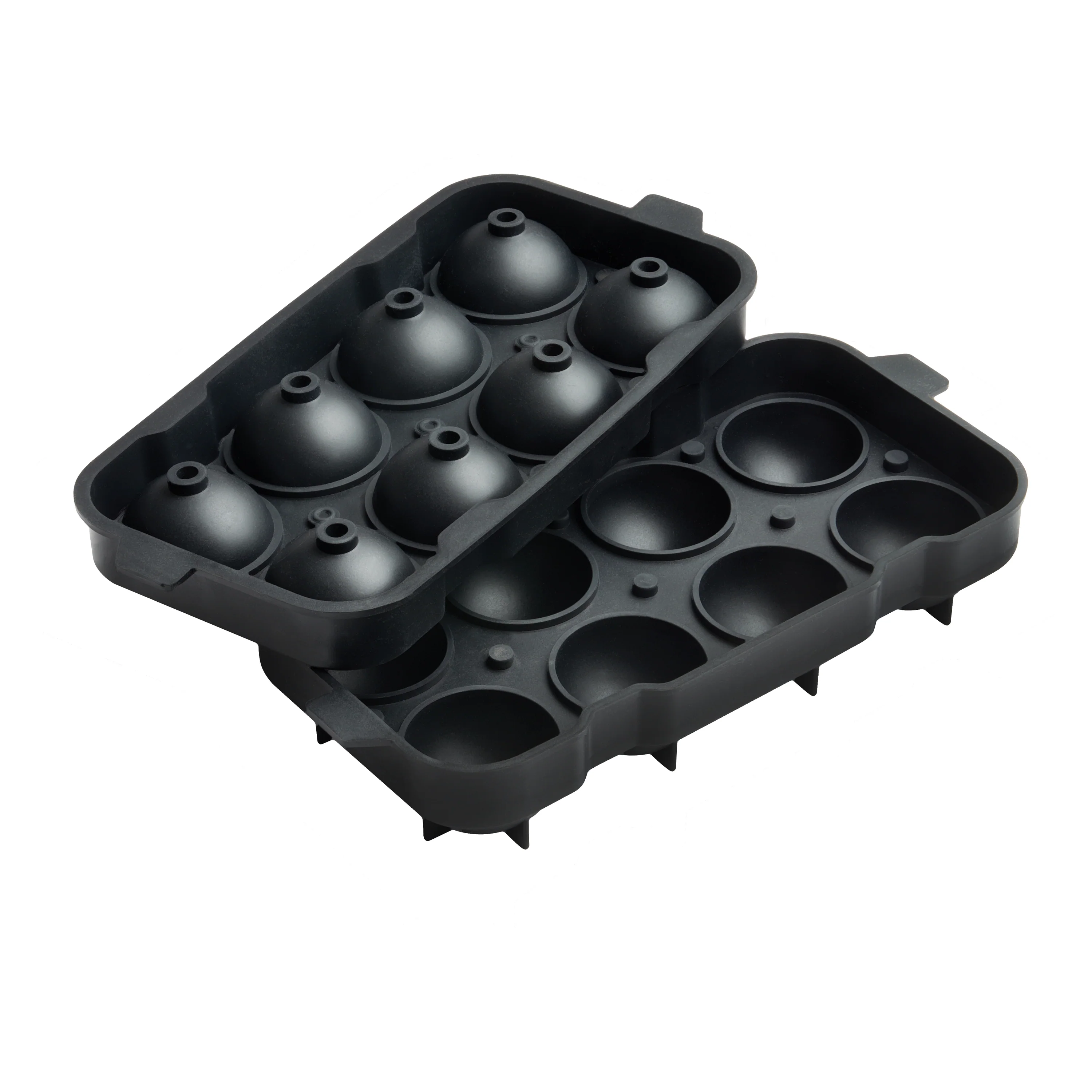 Winco ICCP-8K Bar Maid Silicone Ice Tray, 8 Compartments - Black - Image 2