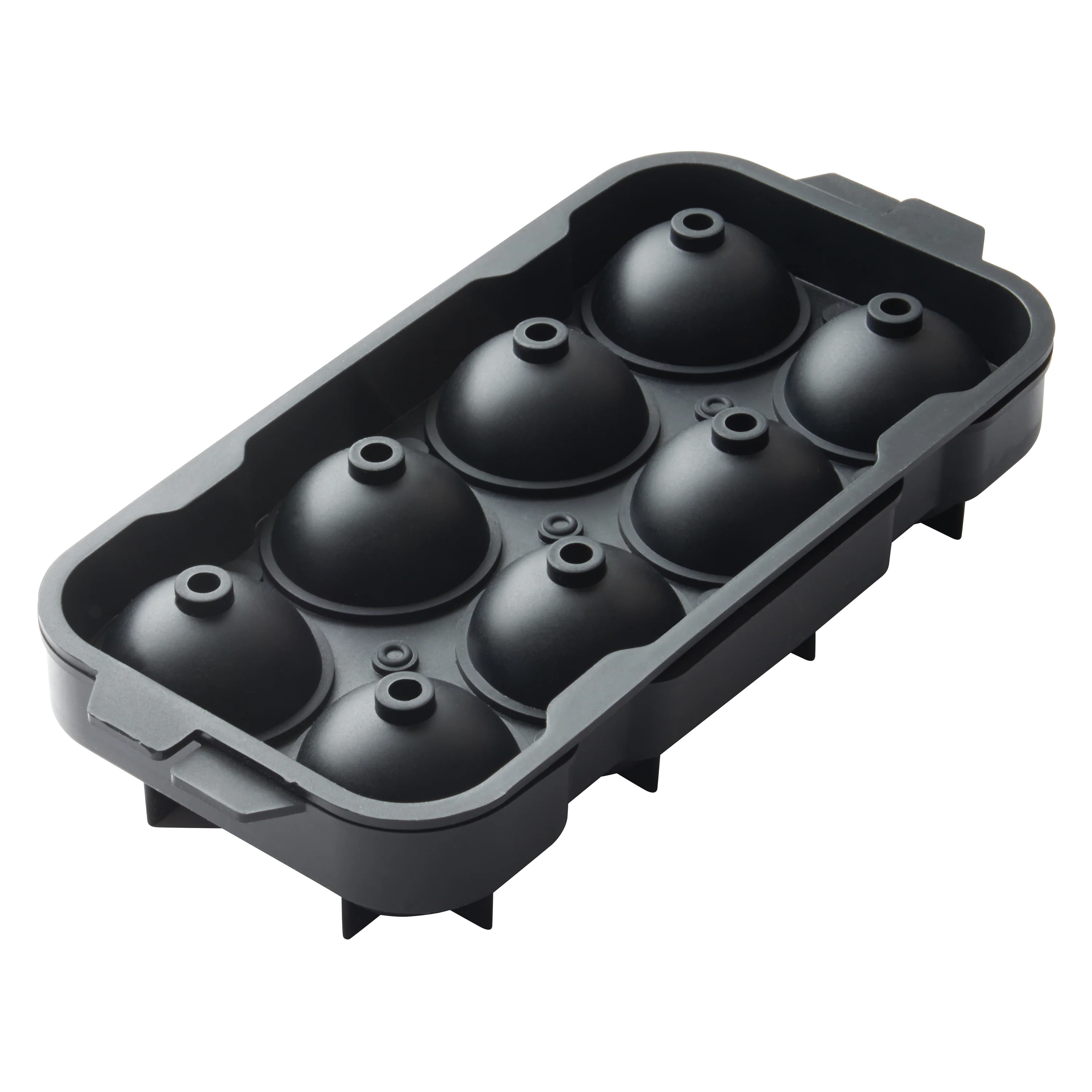 Winco ICCP-8K Bar Maid Silicone Ice Tray, 8 Compartments - Black - Image 3