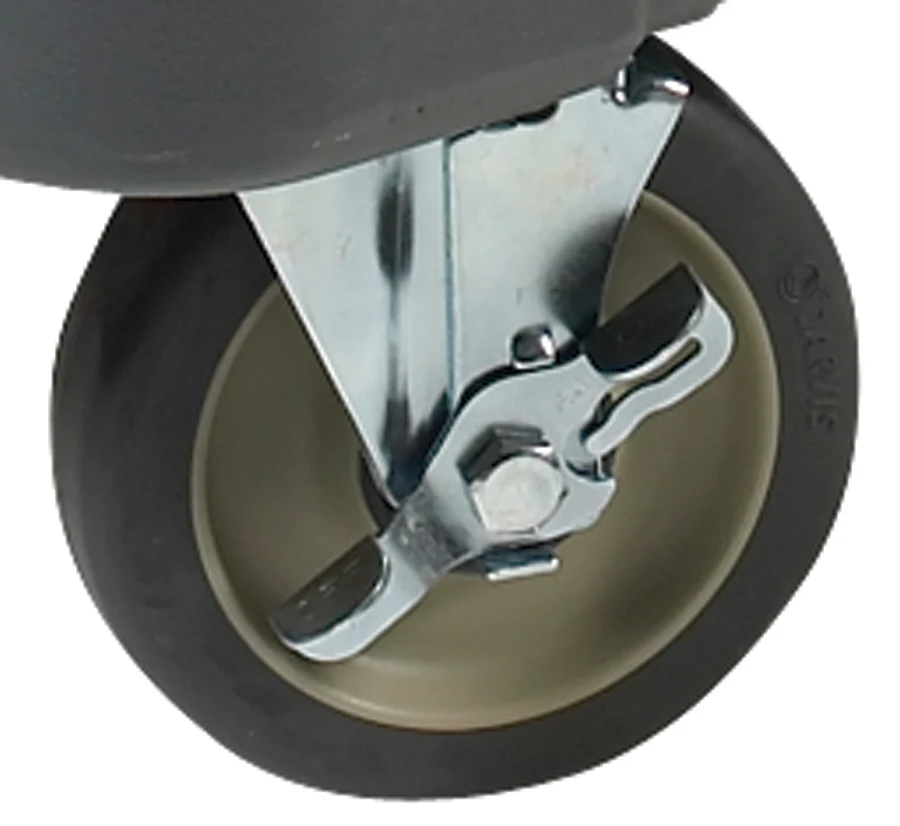 Winco IIC-C5B 5 Inch Diameter Caster With Brake Polyurethane 150 lb Capacity - Image 2