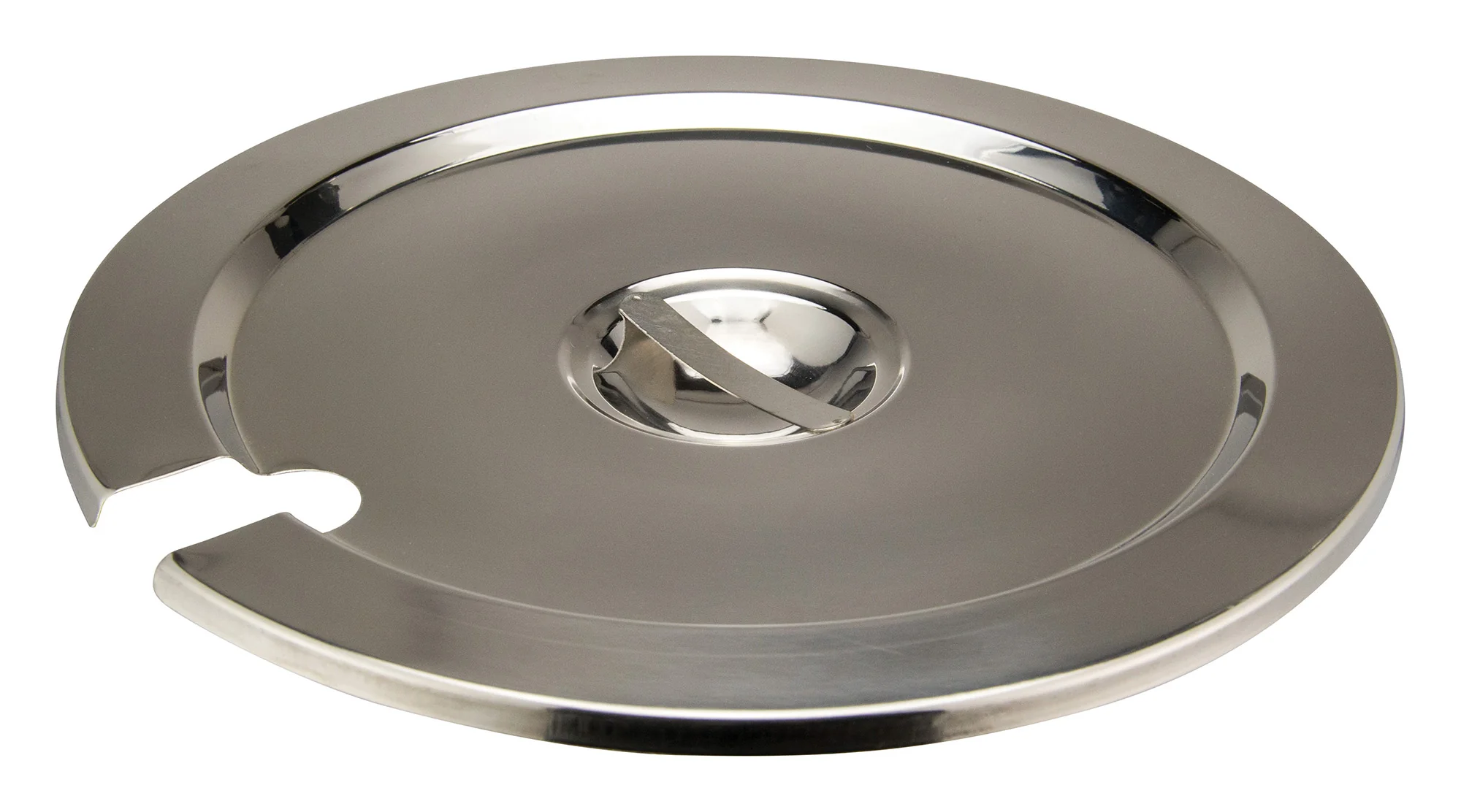 Winco INSC-11M 11 Quart Inset Cover Heavyweight Stainless Steel Mirror Finish - Image 2