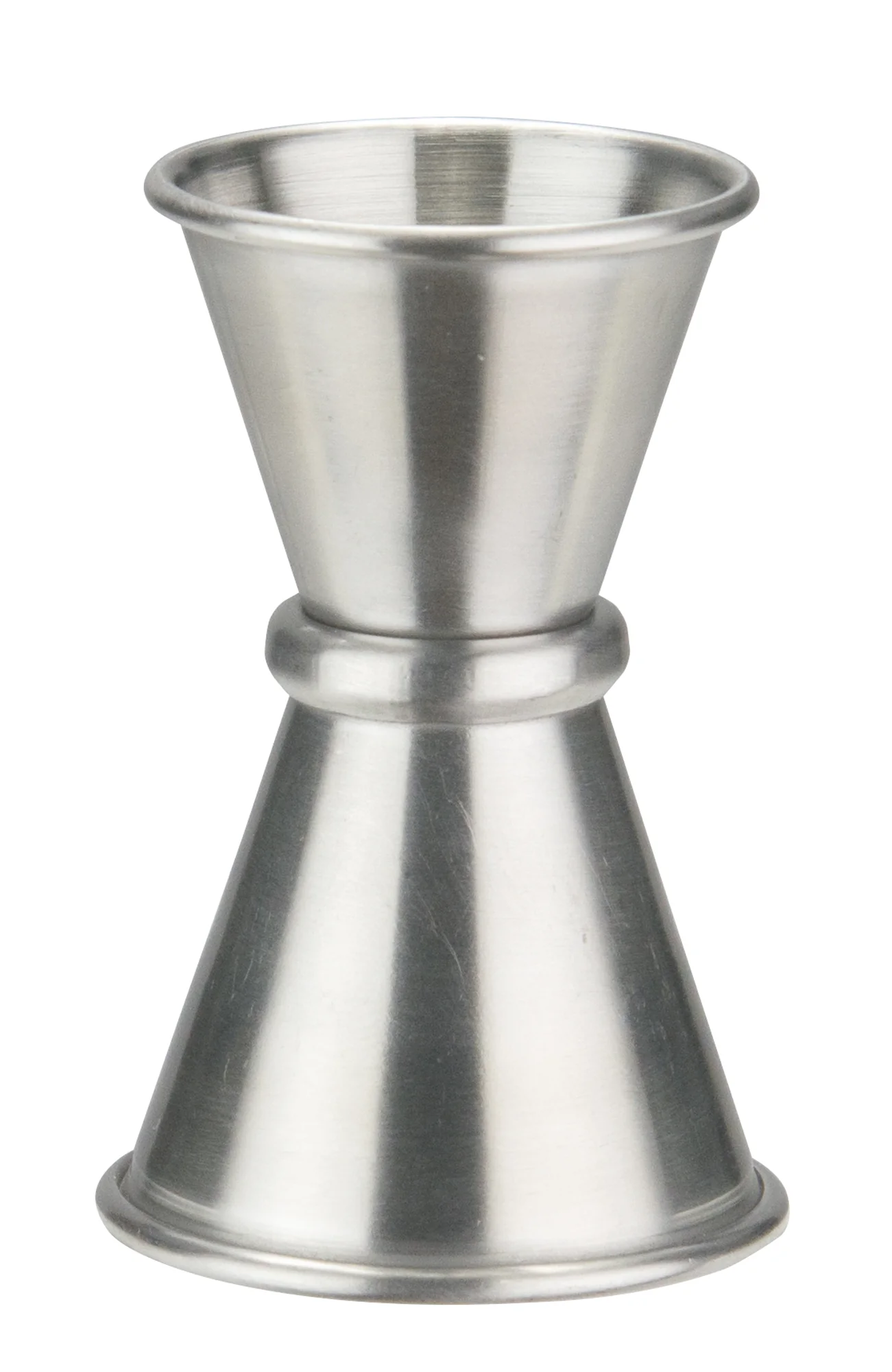 Winco J-6 1/2 Oz Rolled Rim Jigger Stainless Steel with Japanese Style - Image 2