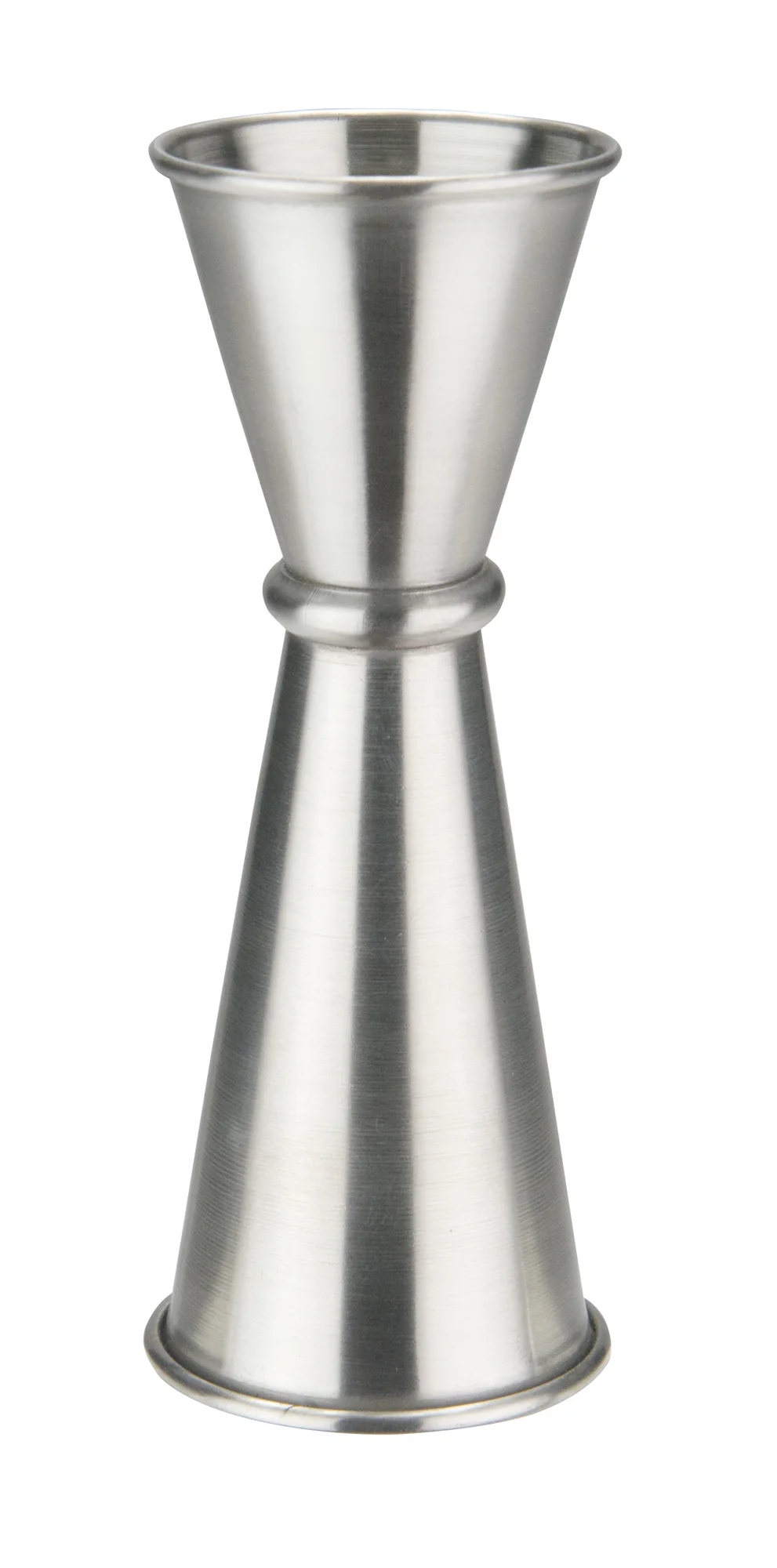 Winco J-9 1 Oz 2 Oz Japanese-style Jigger Rolled Rim Stainless Steel
