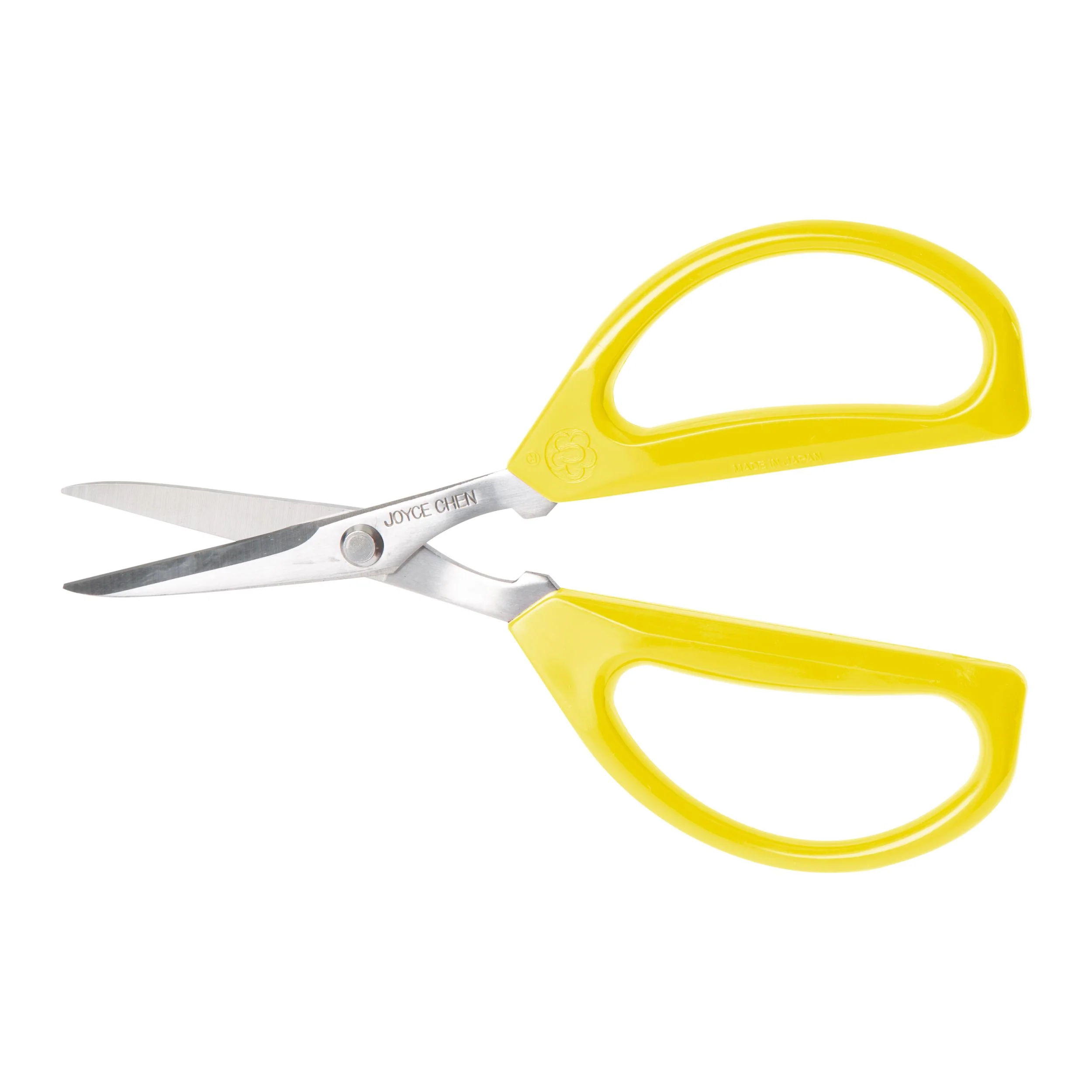Winco J51-0622 3.5 Inch Kitchen Scissors with Yellow Handles - Image 3