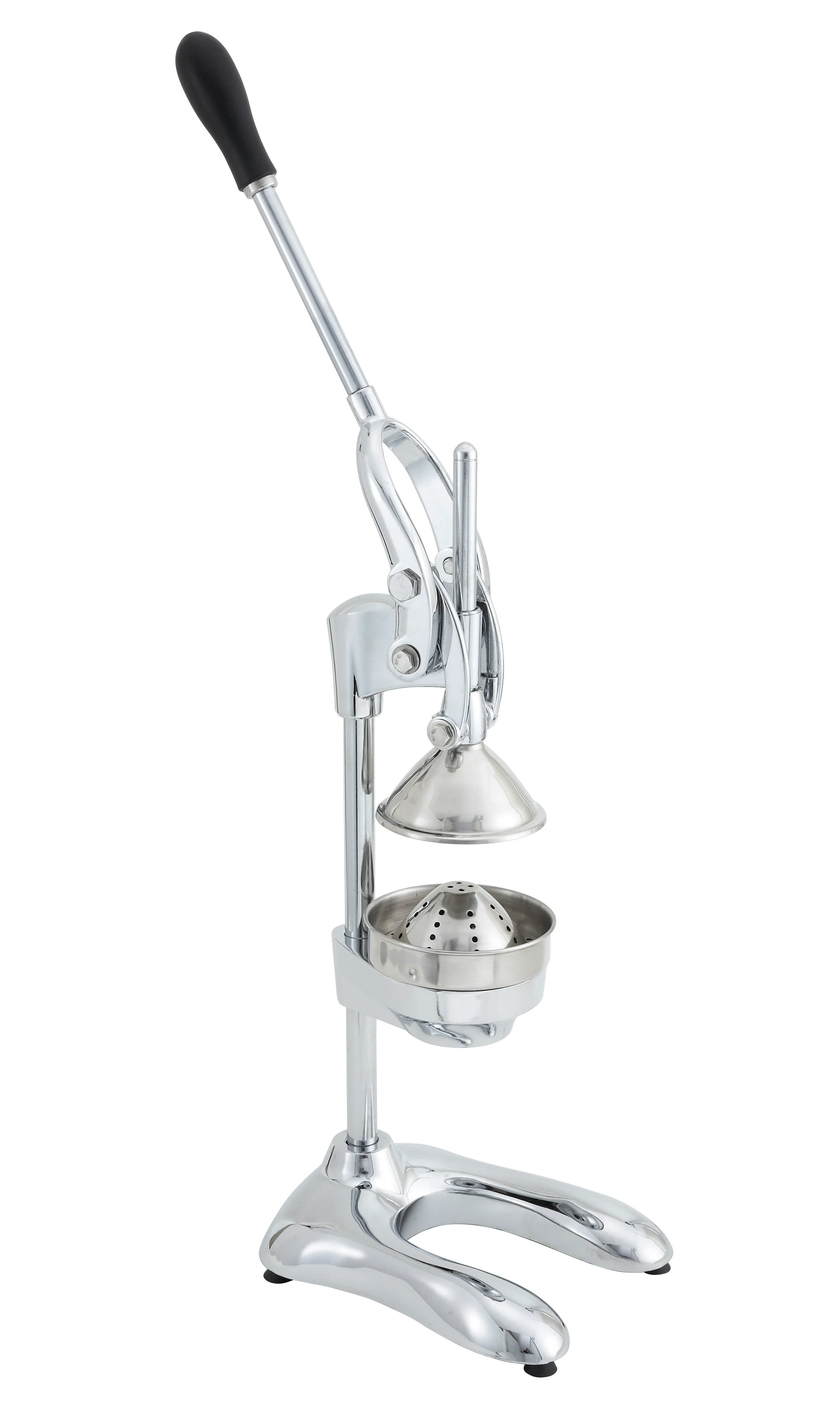 Winco JC-19 11 Inch Lever Action Juice Squeezer with Ergonomic Handle