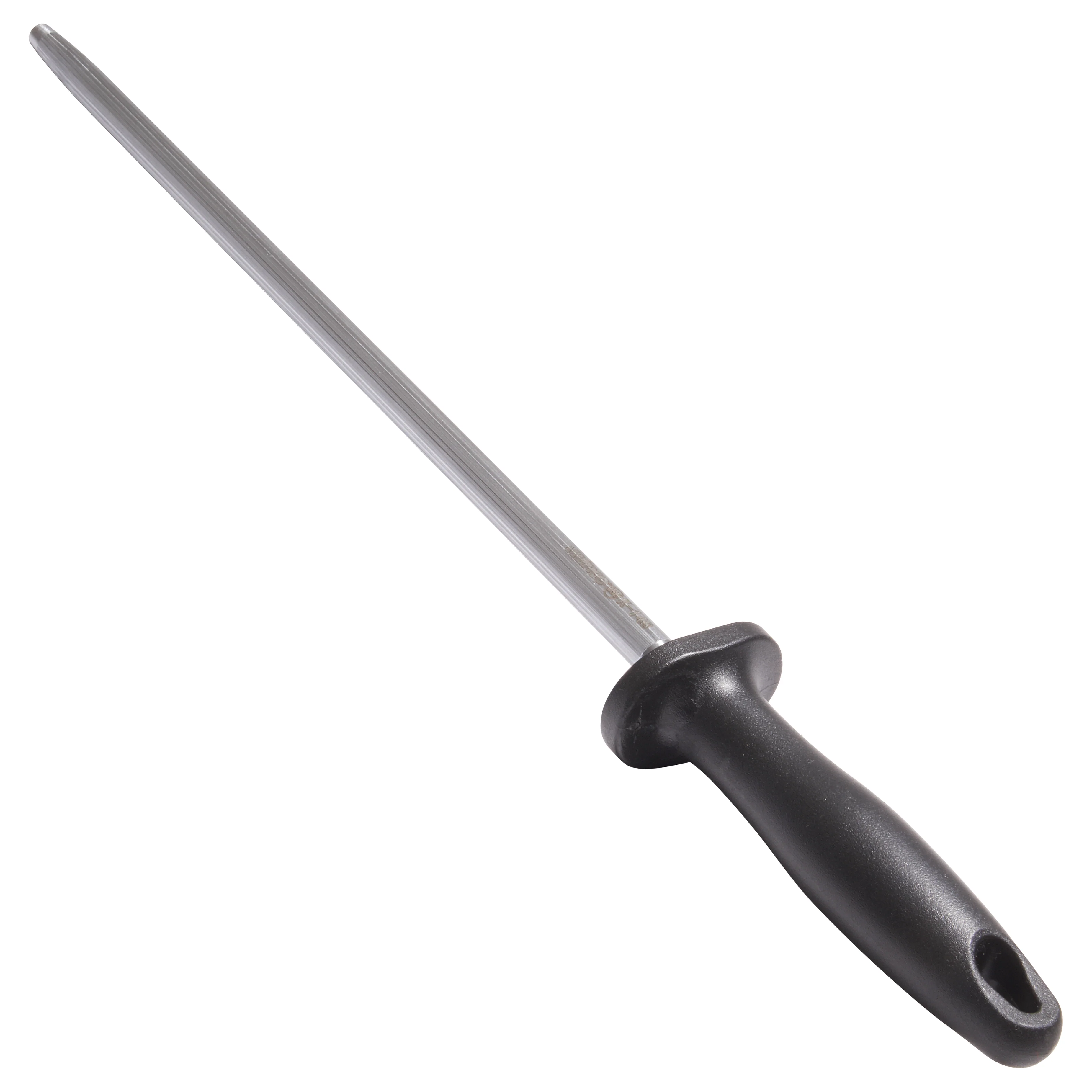 Winco K-14S 14 Inch Round Sharpening Steel Stainless Steel with Handle - Image 2