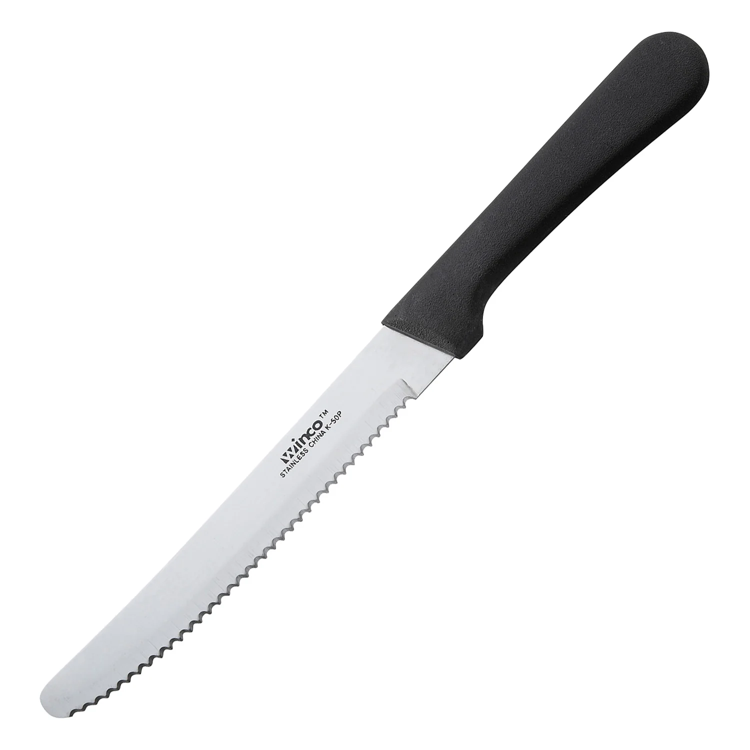 Winco K-50P 5 Inch Blade 8-11/16 Inch Overall Length Steak Knife - Image 2