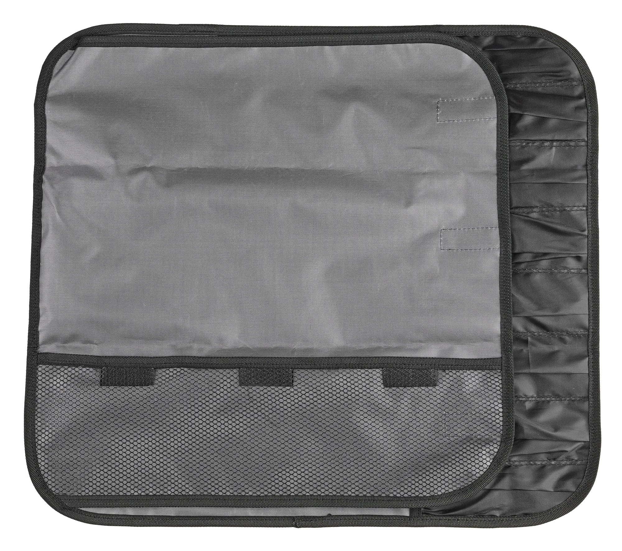 Winco 8-Slot Professional Knife Roll Bag - Durable Black Polyester - Image 3