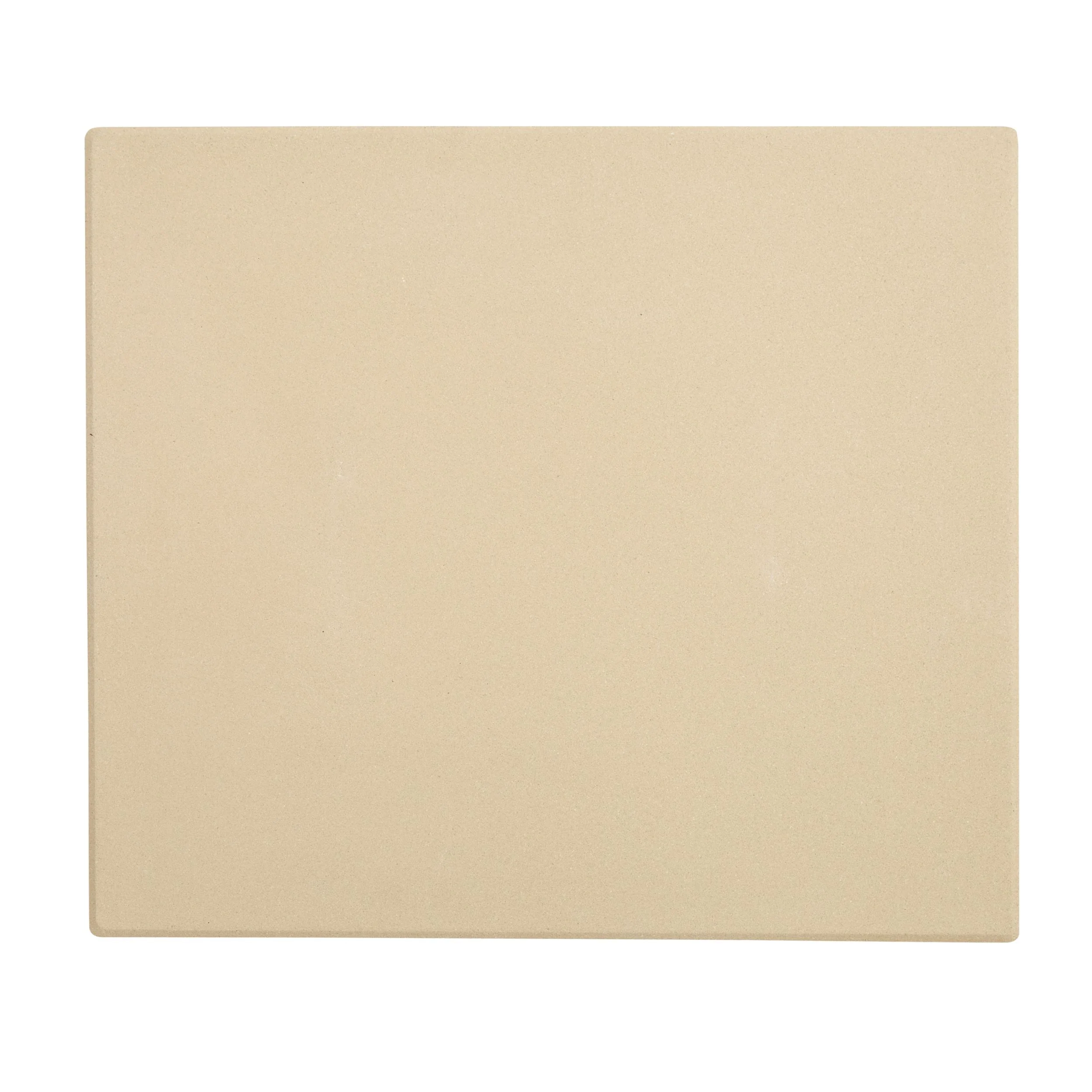 Winco KCH-09011 14 Inch Pizza Stone Rectangular Beige Cordierite Old Stone - Image 7