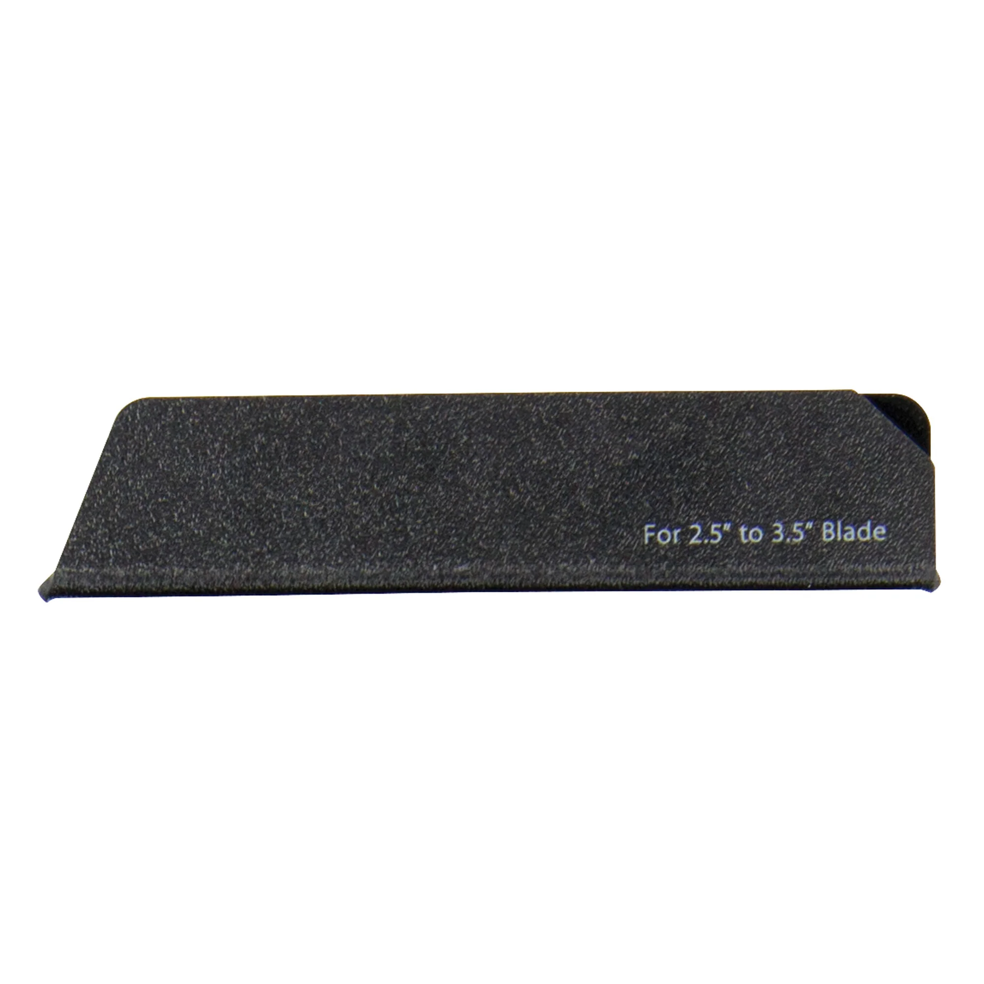 Winco KGD-41 4 Inch Acero Knife Guard for 2-1/2 to 3-1/2 Inch Blade Black Plastic - Image 2
