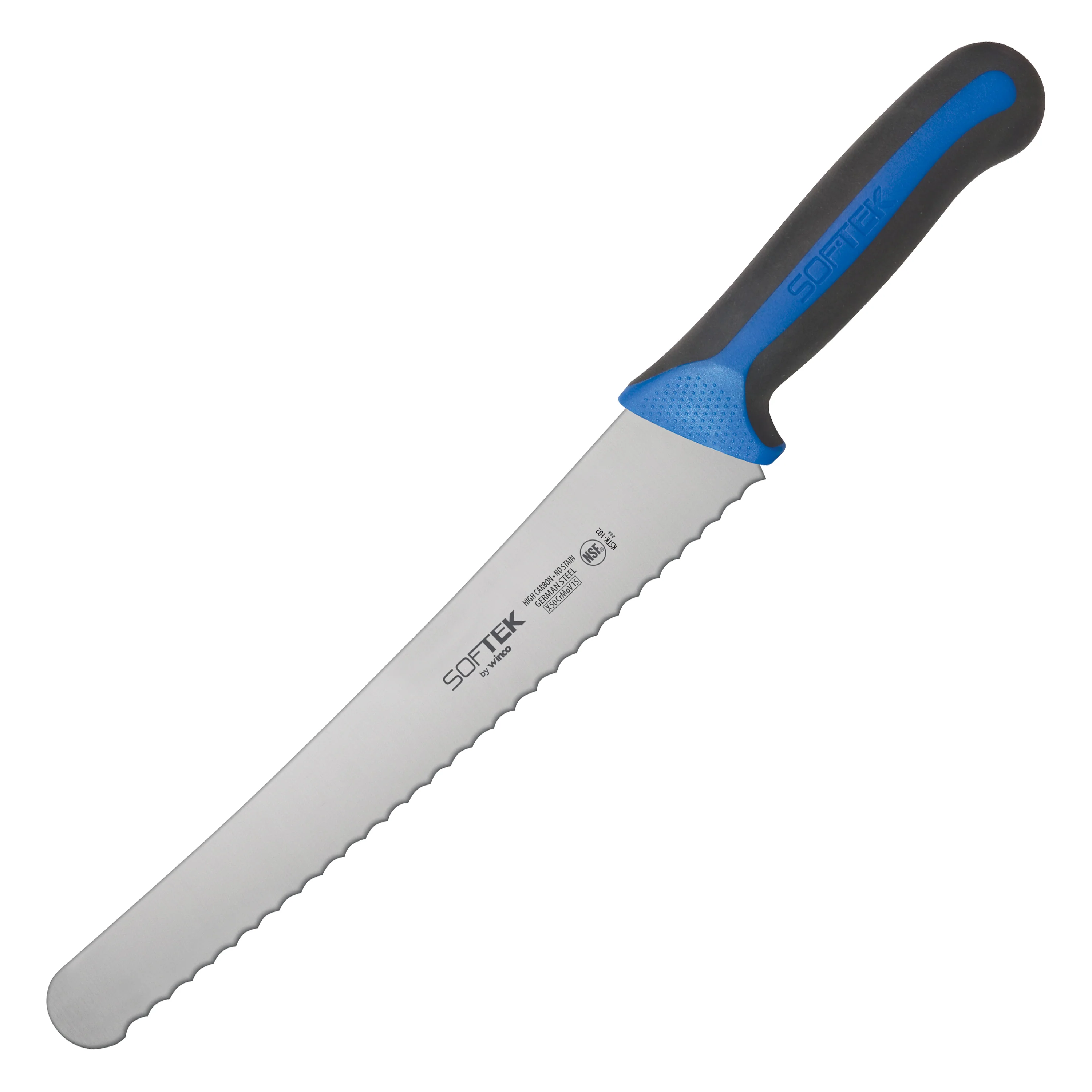 Winco KSTK-102 10 Inch Blade High Carbon Sof-Tek Non-Slip Handle Knife - Image 2