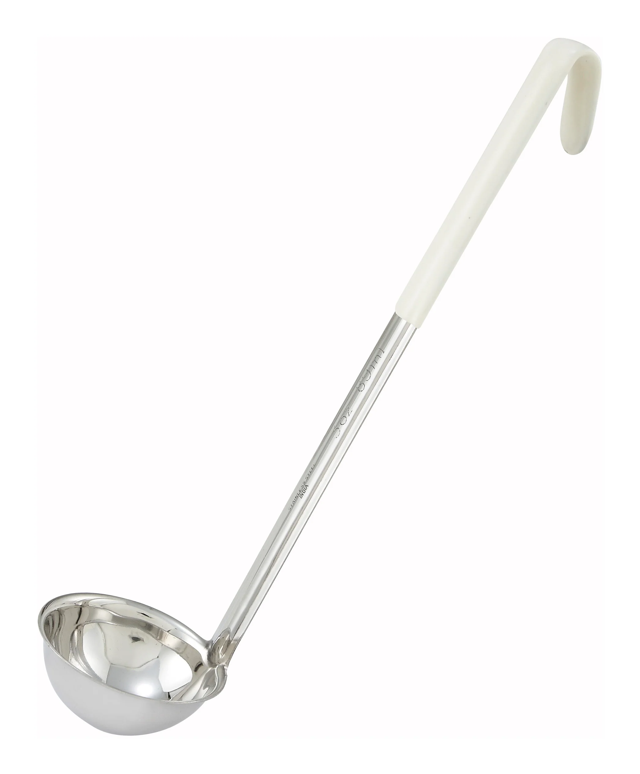 Winco LDC-3 3 Oz Color-Coded Ladle One-Piece Stainless Steel Ivory - Image 2
