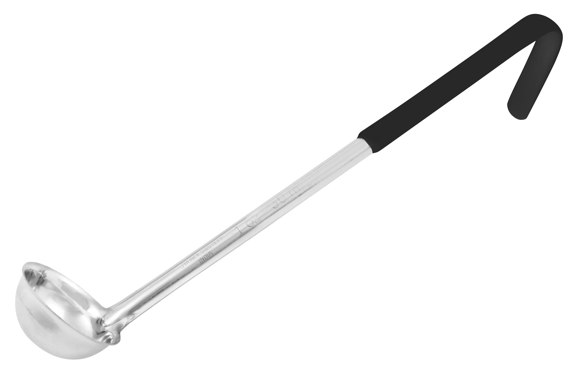 Winco LDCN-6K 6 Oz Ladle One-piece Stainless Steel Black - Serving - Image 2