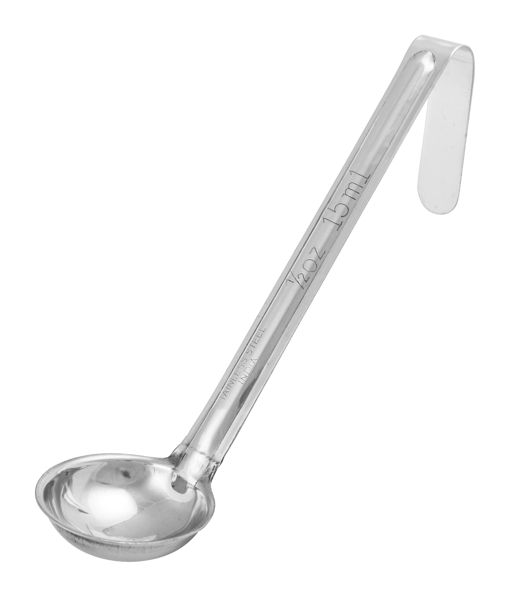 Winco LDI-05SH 1/2 Oz Ladle One Piece with 6 Inch Handle Stainless Steel - Image 2