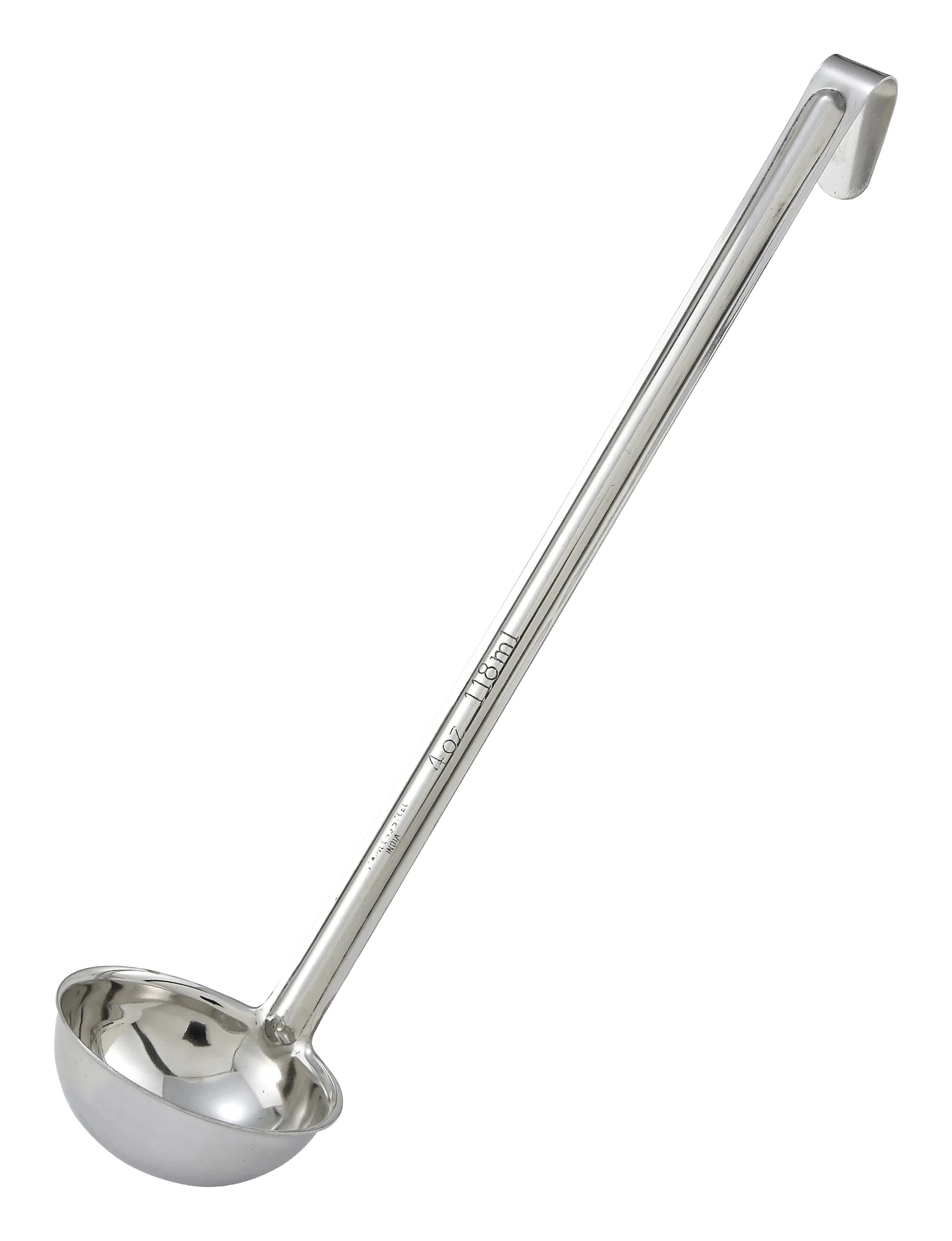 Winco LDI-4 4 Oz Ladle Stainless Steel with 12-1/4 Inch Handle - Image 2