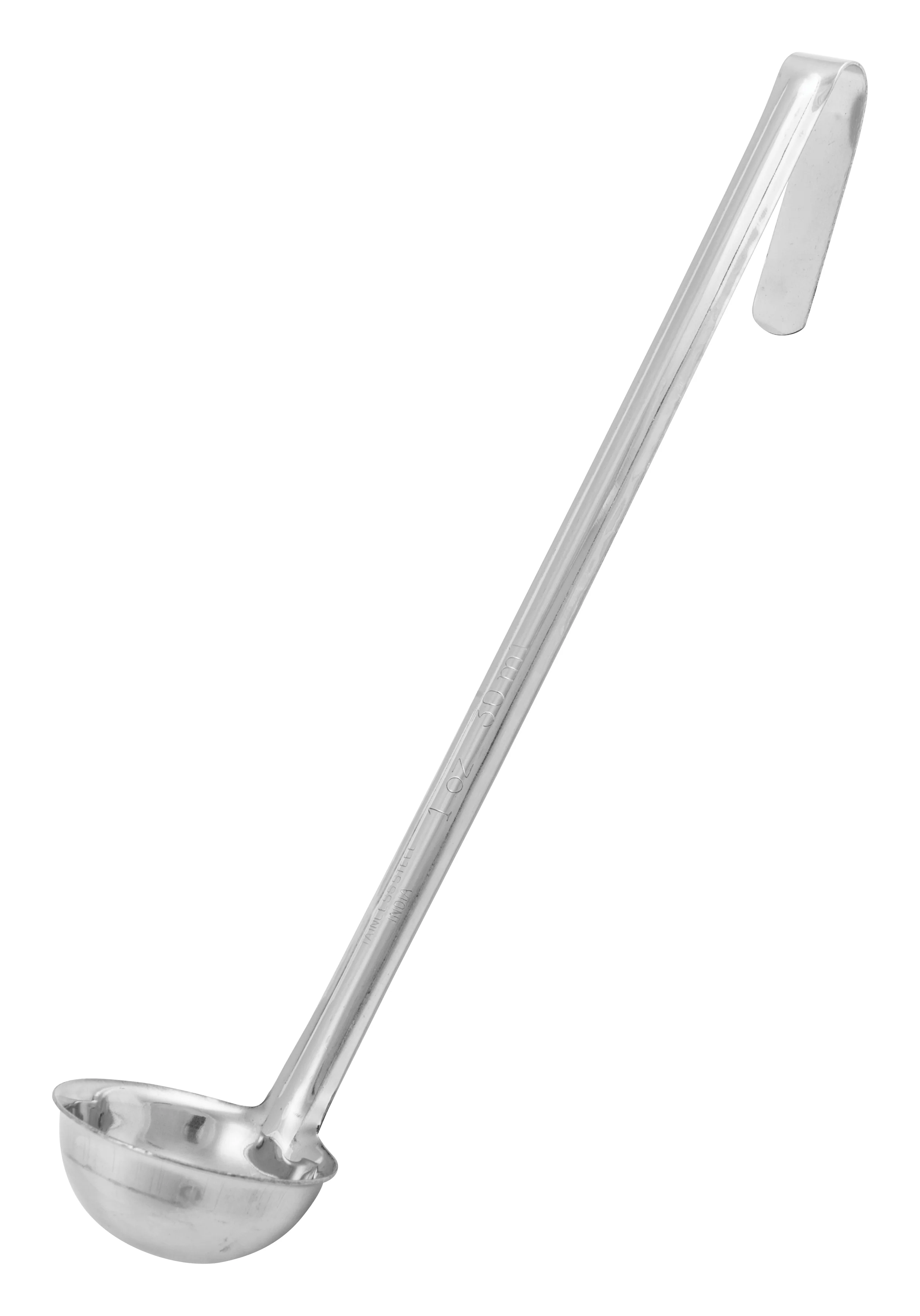 Winco LDIN-0.75 3/4 Oz Ladle One-piece Stainless Steel NSF Approved