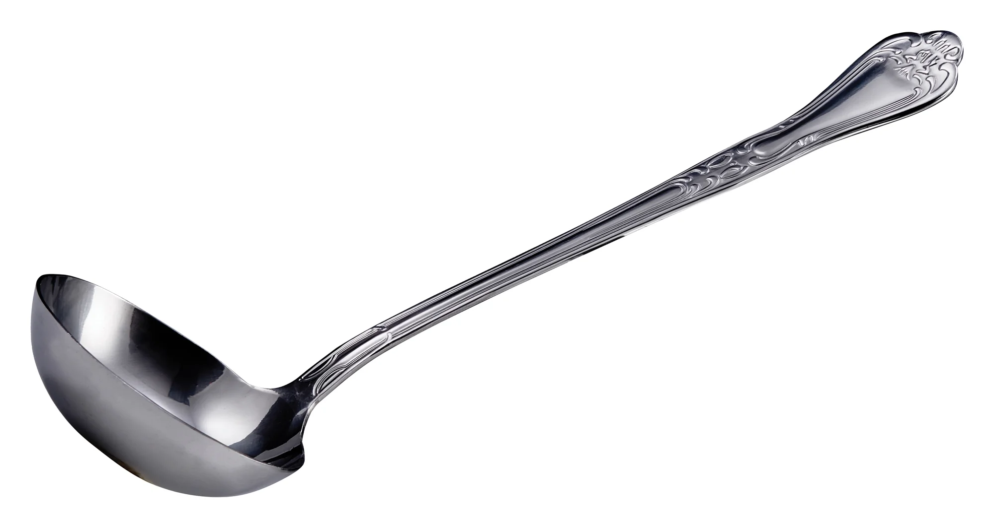 Winco LE-4 4 Oz. Stainless Steel Gravy Ladle 13 Inch Durable Design - Image 2