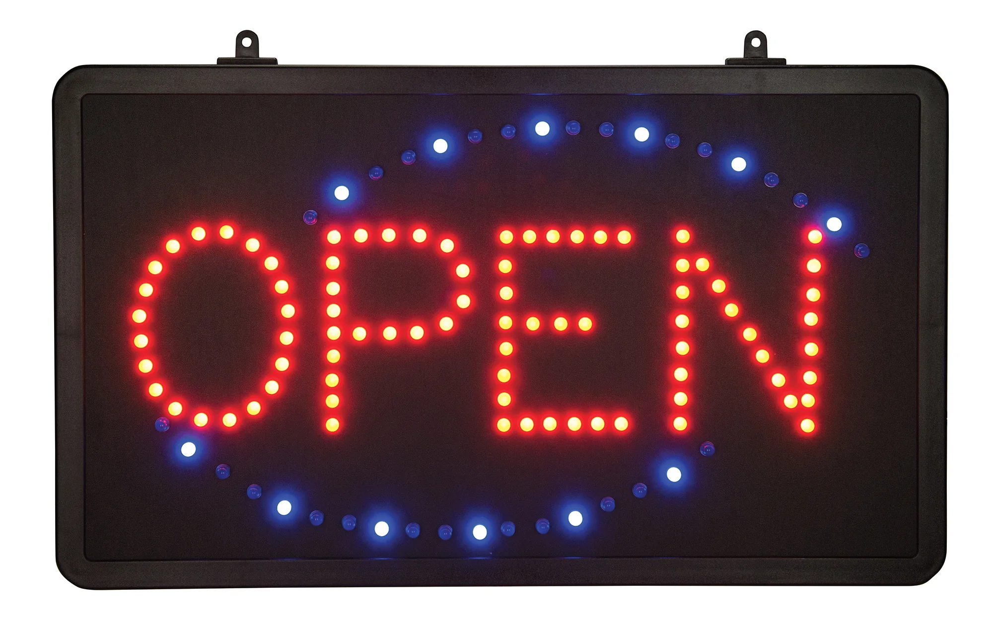 Winco LED-6 22 Inch LED Sign Open Dust Proof Cover and Hanging Chain - Image 2