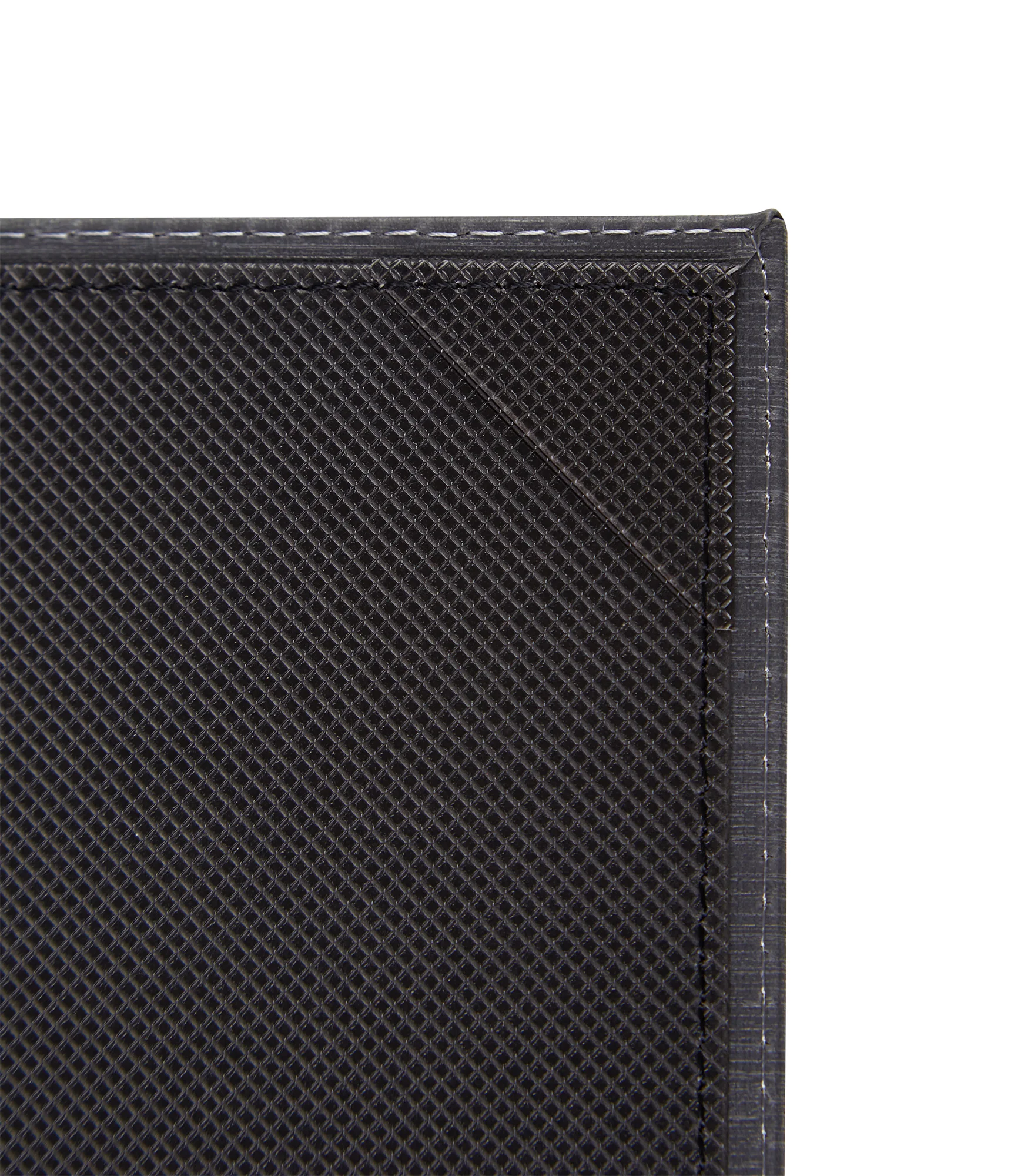Winco LMD-814BK Legal Size Menu Cover Double Fold Leather-like Black - Image 5