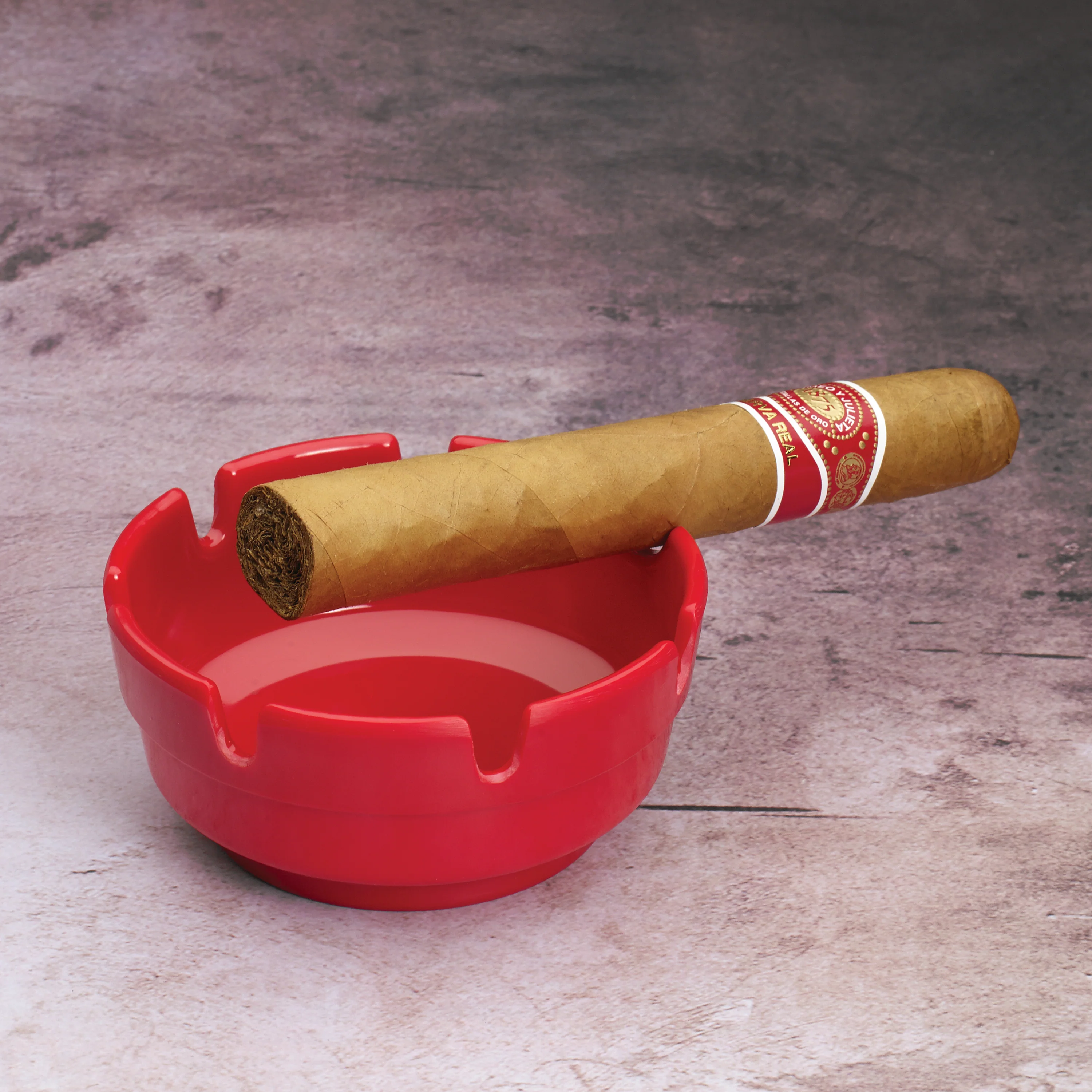 Winco MAS-4R 4 Inch Diameter Round Ashtray Bakelite Red Heat Resistant - Image 2