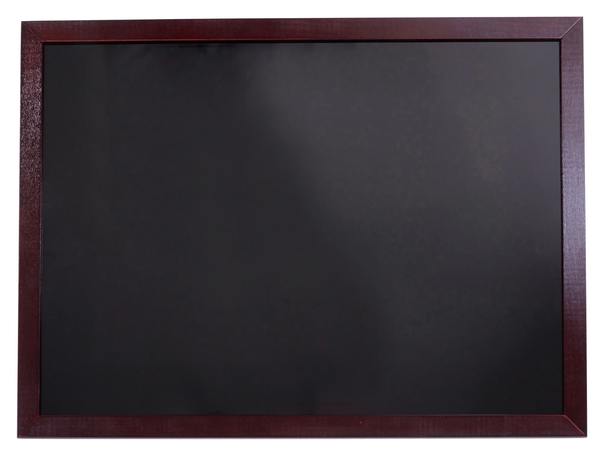 Winco MBB-3 23-5/8 Inch Write-On Board with Mahogany Wood Frame - Image 4
