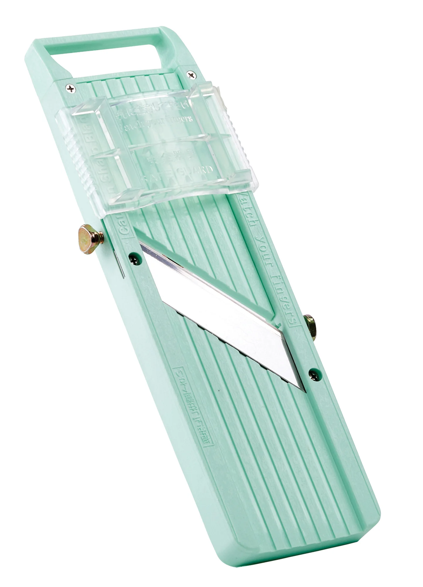 Winco MDL-5P 12-1/3 Inch Mandoline Slicer Set with Built In Blade and Hand Guard