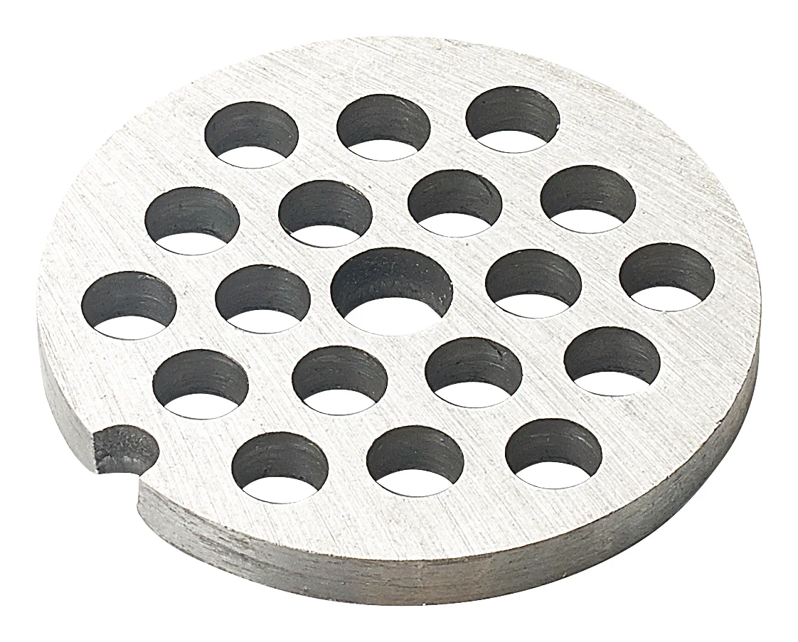 Winco MG-10516 Grinder Plate 8mm Iron for MG-10 Meat Processing Replacement