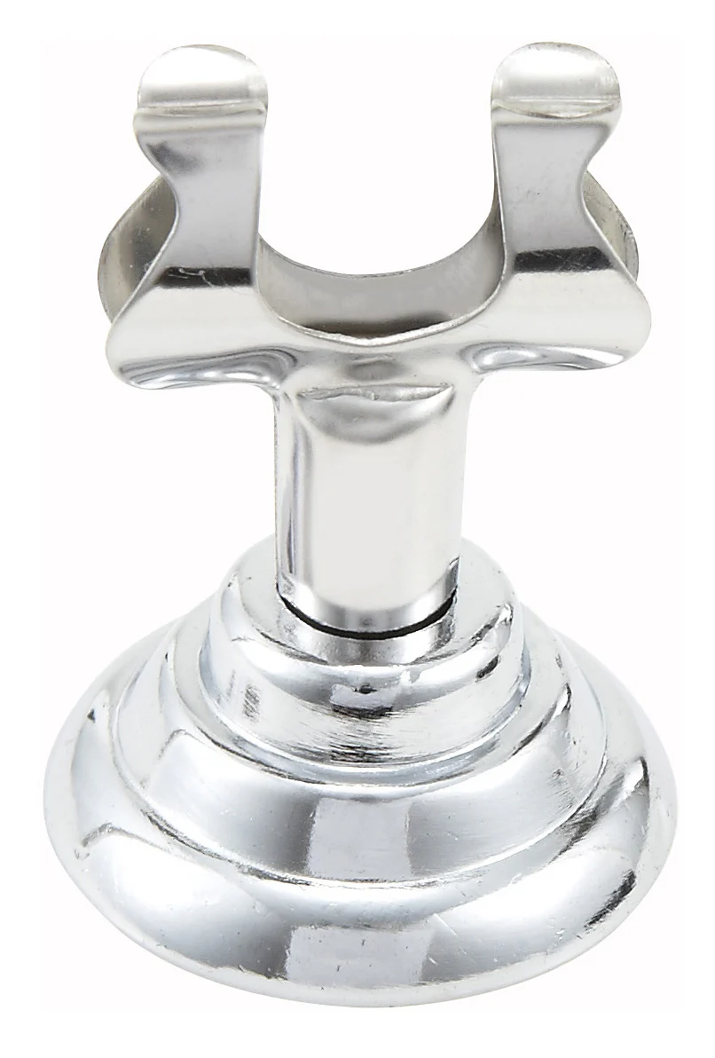 Winco MH-1 1 Inch Heavy Cast Menu Card Holder Durable Metal Design - Image 2
