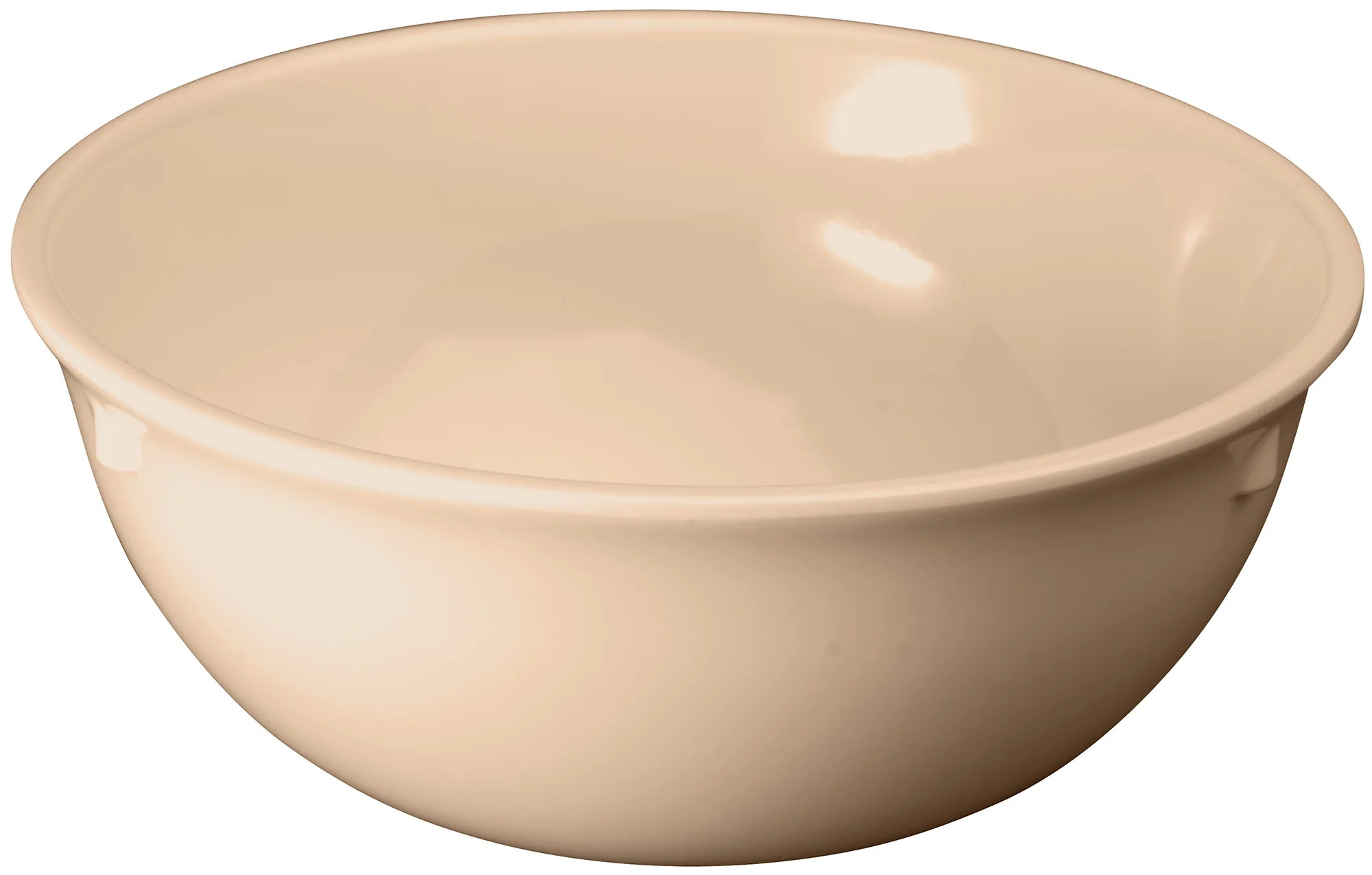 Winco MMB-11 11 Oz Nappie Round Melamine Bowl Tan Dishwasher Safe