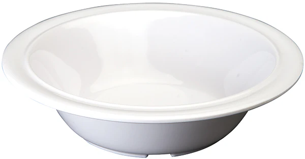 Winco MMB-12W 12 Oz Bowl Round Heat Resistant Dishwasher Safe Melamine White