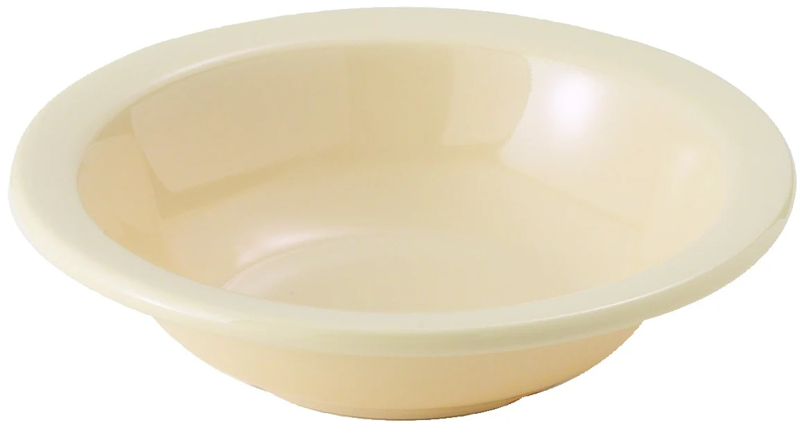 Winco MMB-13 13 Oz. Tan Grapefruit Bowl with Melamine Construction - Image 2