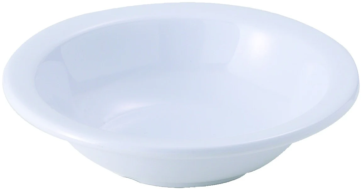 Winco MMB-13W 13 Oz Grapefruit Bowl Round White Melamine NSF Dishwasher Safe - Image 2
