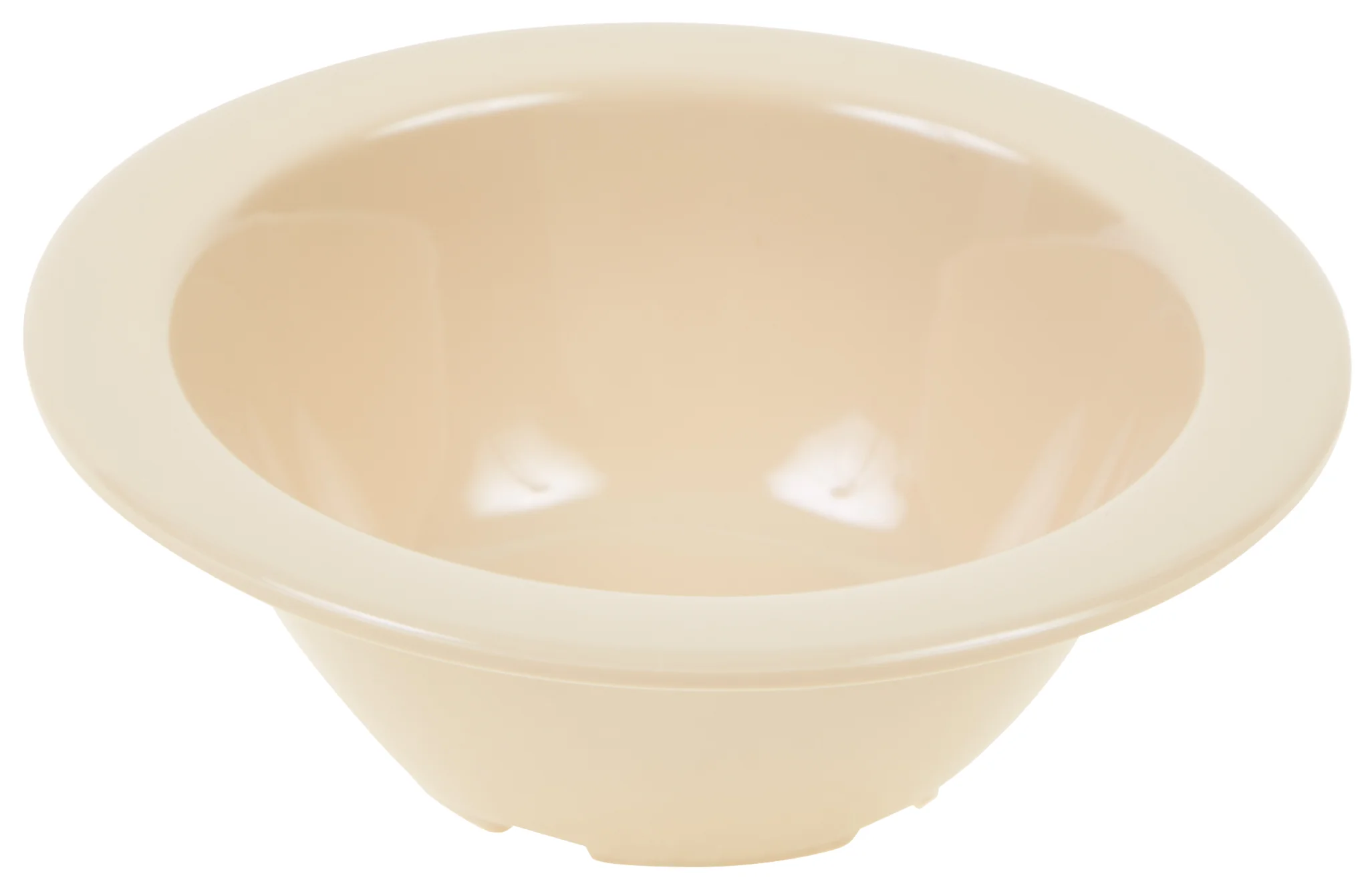 Winco MMB-4 4 Oz Tan Fruit Bowl Dishwasher Safe Melamine 4-5/8 Inch - Image 2